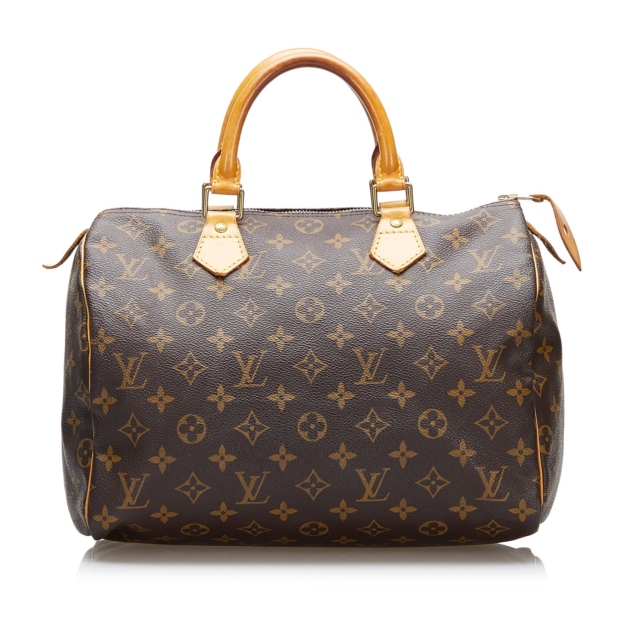 Louis Vuitton Monogram Speedy 30 (SHG-37146)