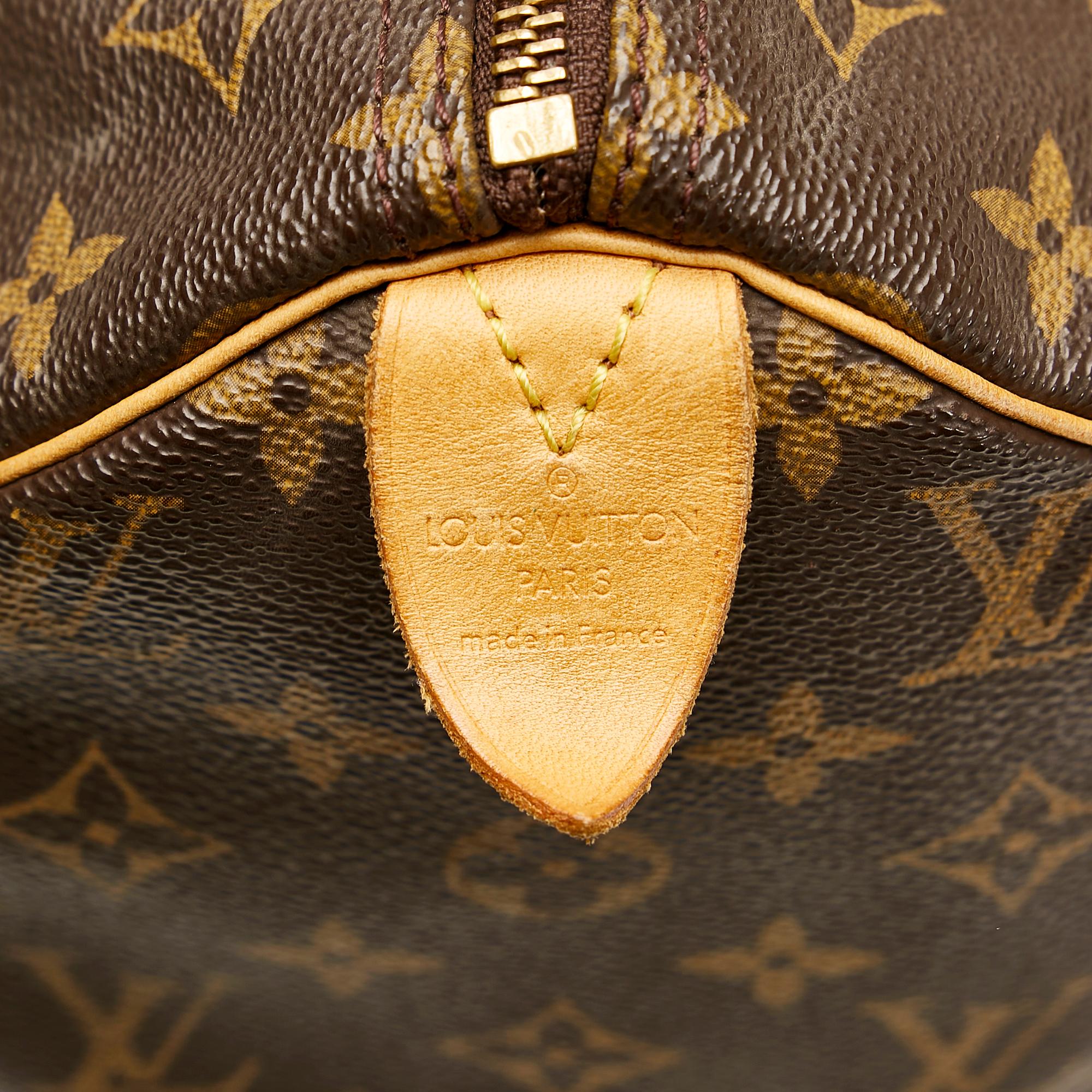 Louis Vuitton Monogram Speedy 30 (SHG-37146)