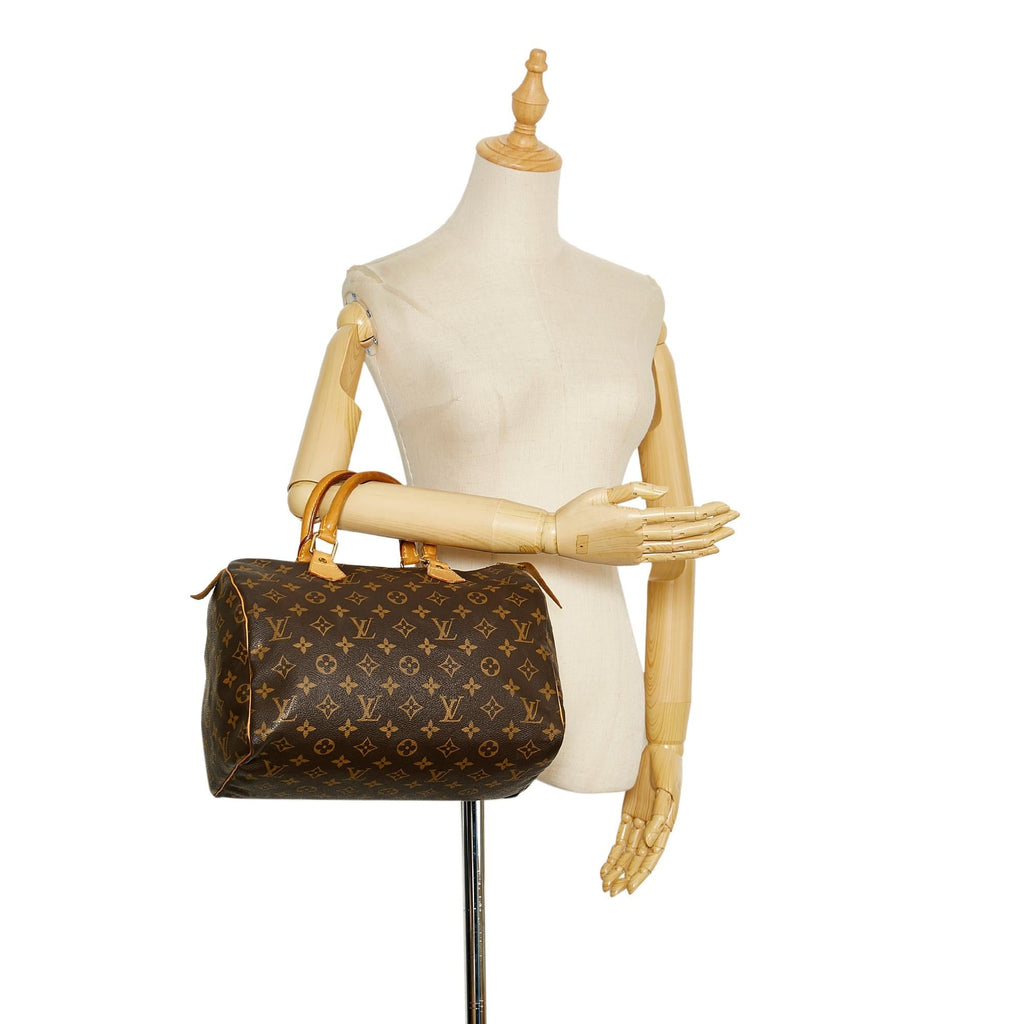 Louis Vuitton Monogram Speedy 30 (SHG-37146)
