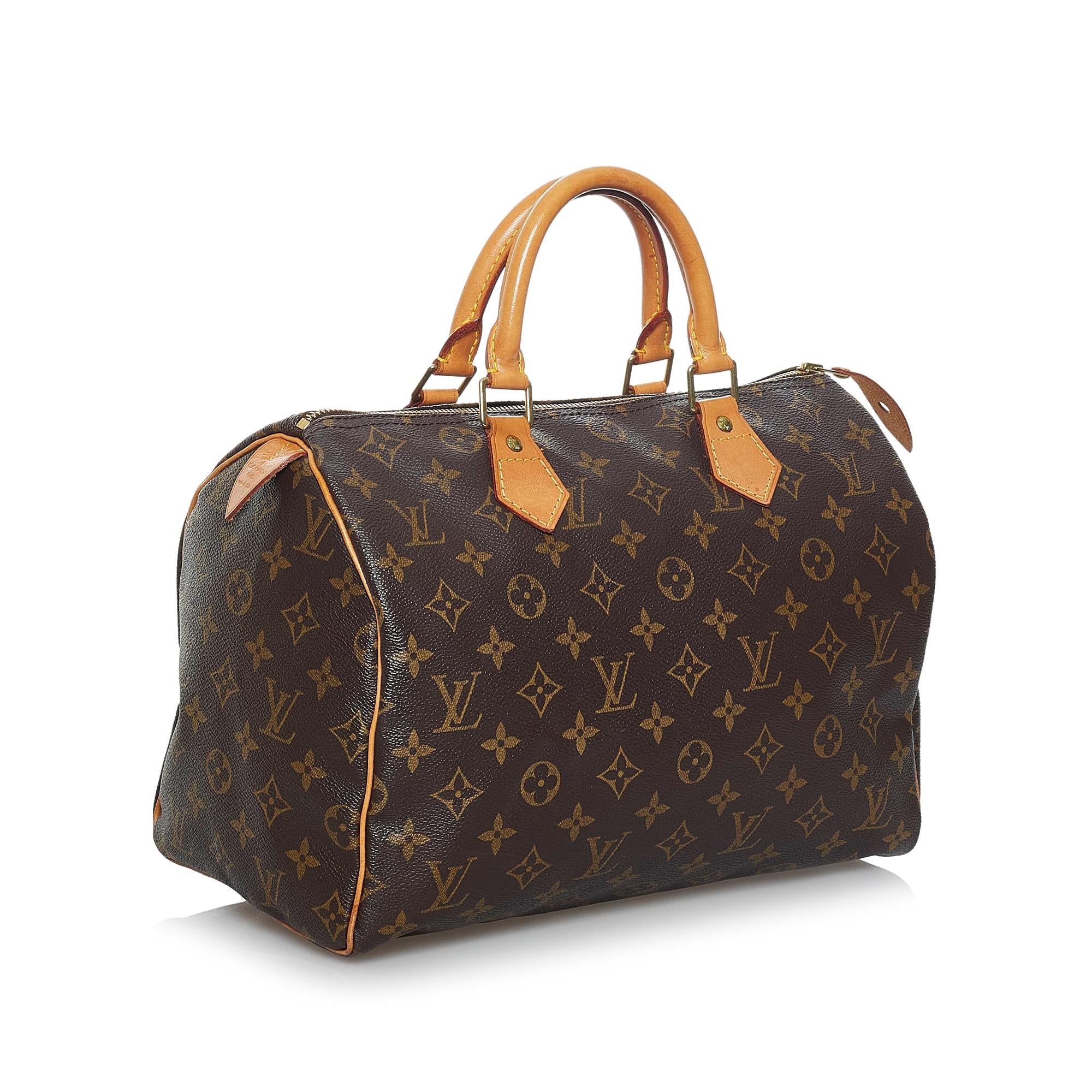 Louis Vuitton Monogram Speedy 30 (SHG-37286)