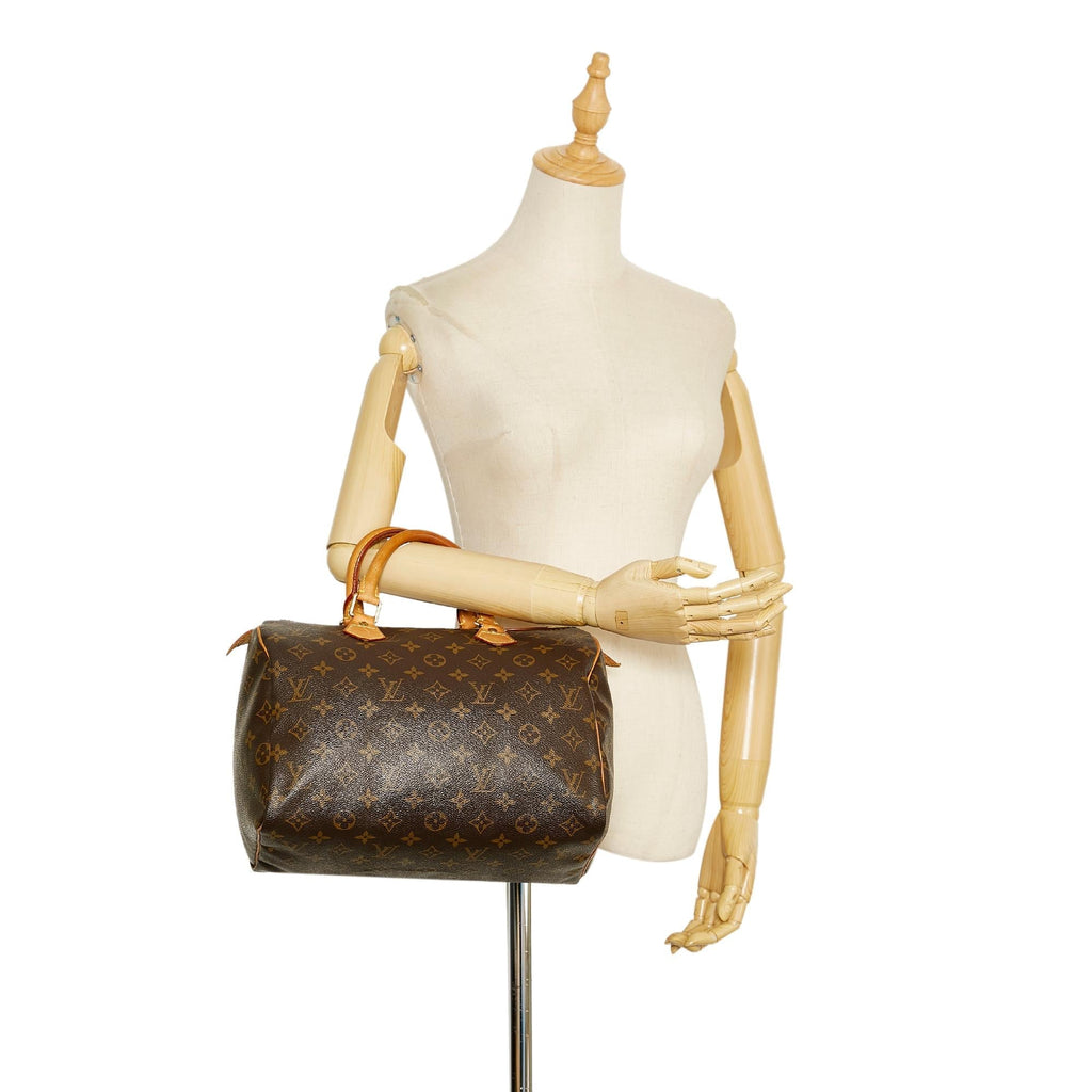 Louis Vuitton Monogram Speedy 30 (SHG-37523)
