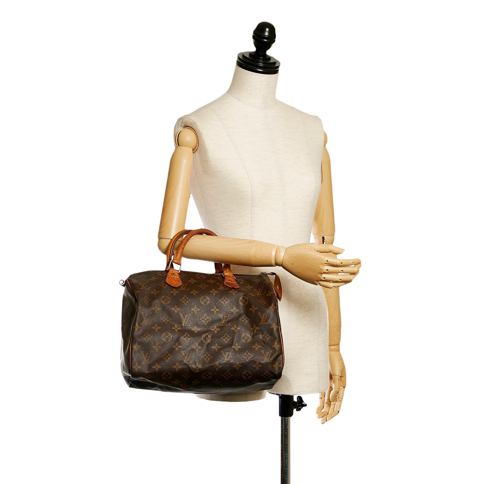 Louis Vuitton Monogram Speedy 30 (SHG-37697)