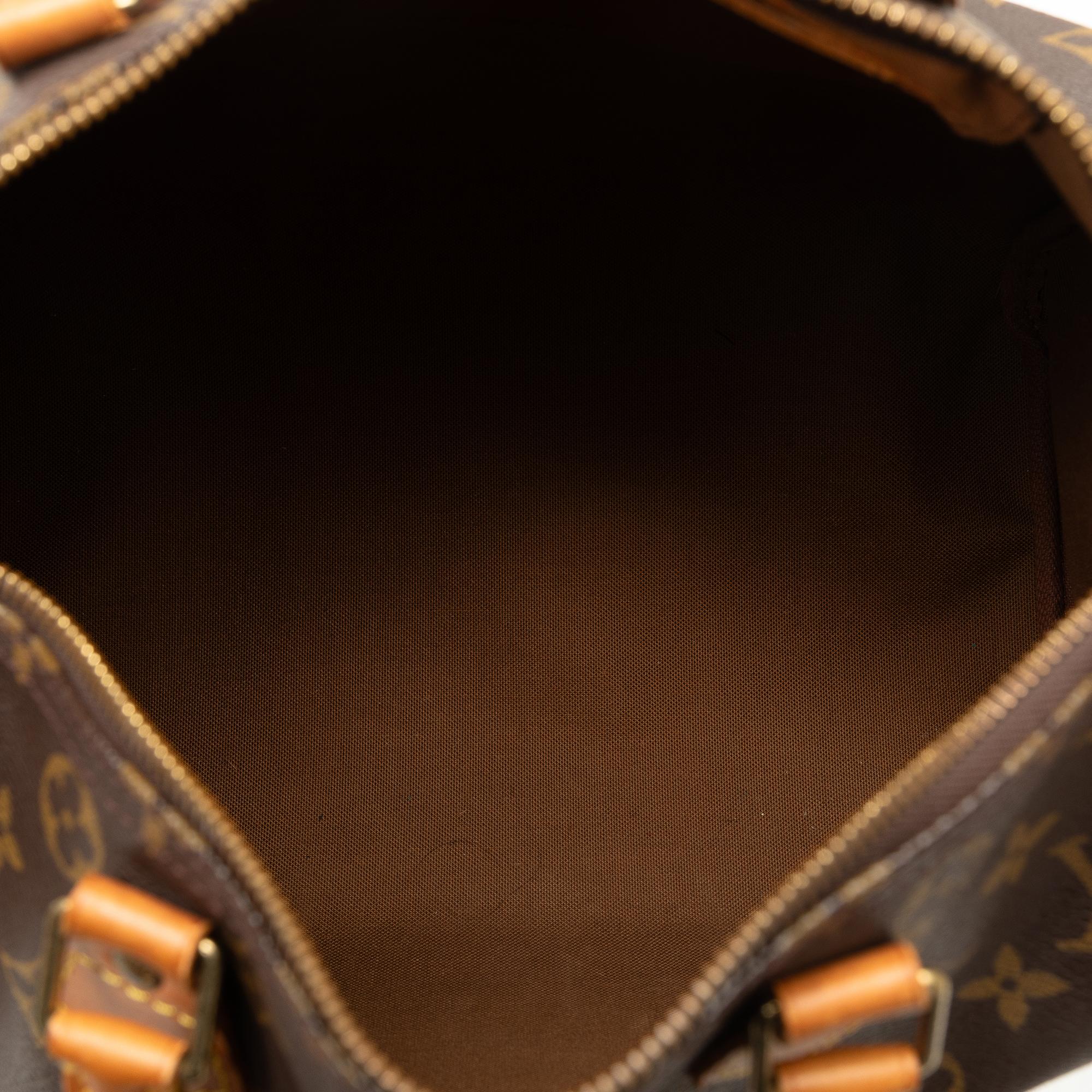 Louis Vuitton Monogram Speedy 30 (SHG-pOP08S)