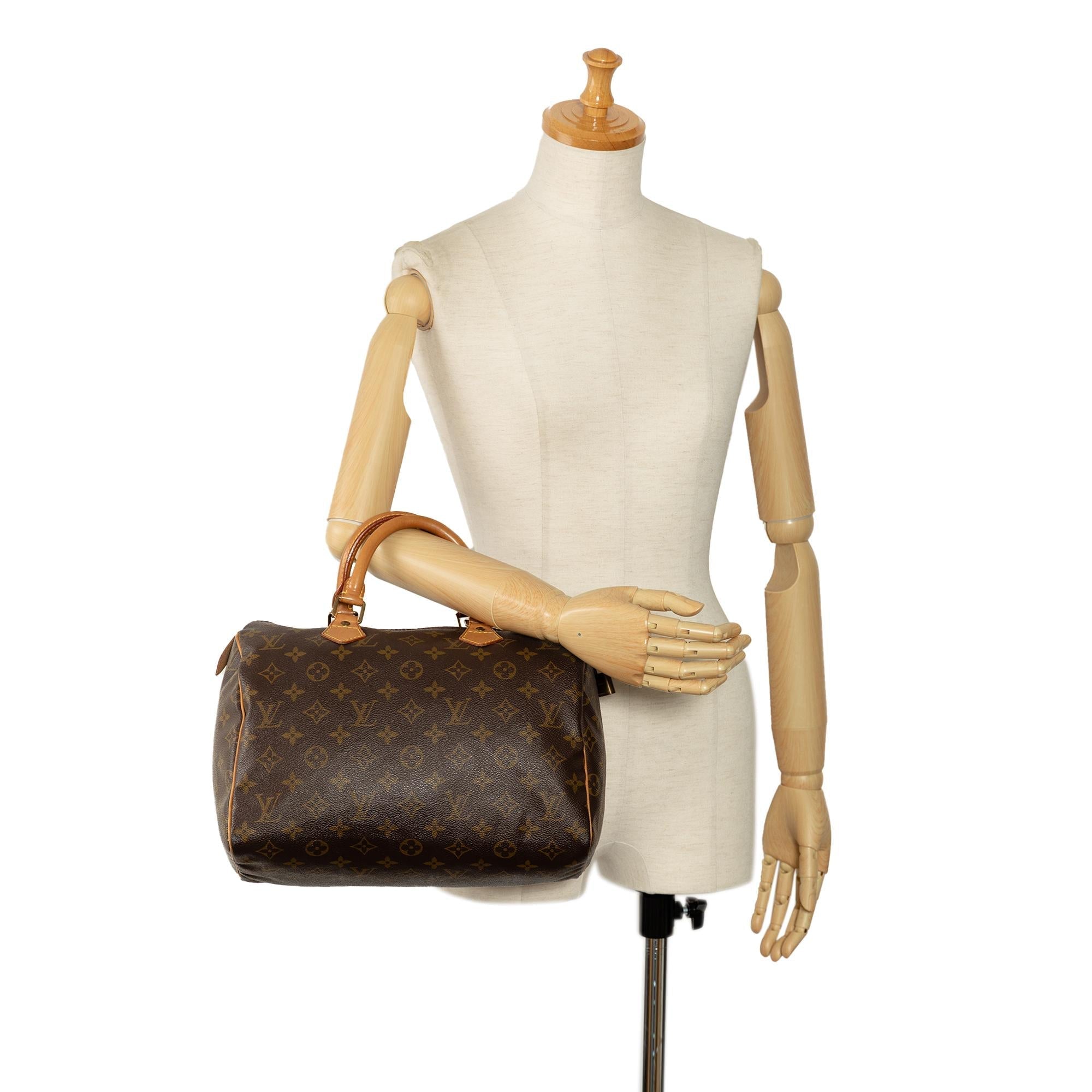 Louis Vuitton Monogram Speedy 30 (SHG-TEAef1)