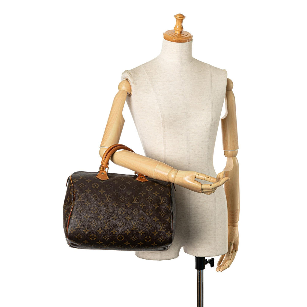 Louis Vuitton Monogram Speedy 30 (SHG-4BvmfW)