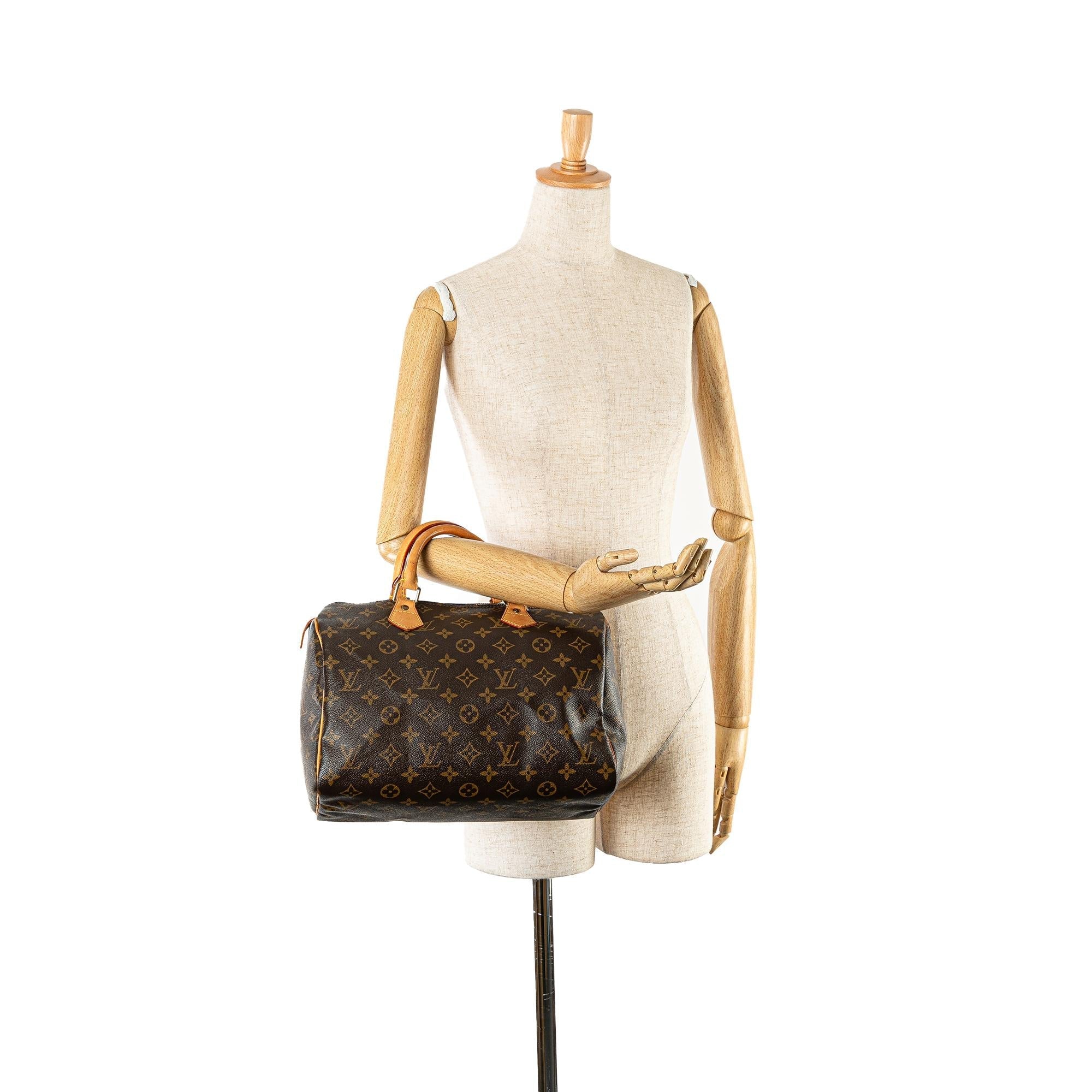 Louis Vuitton Monogram Speedy 30 (SHG-bBGaJF)
