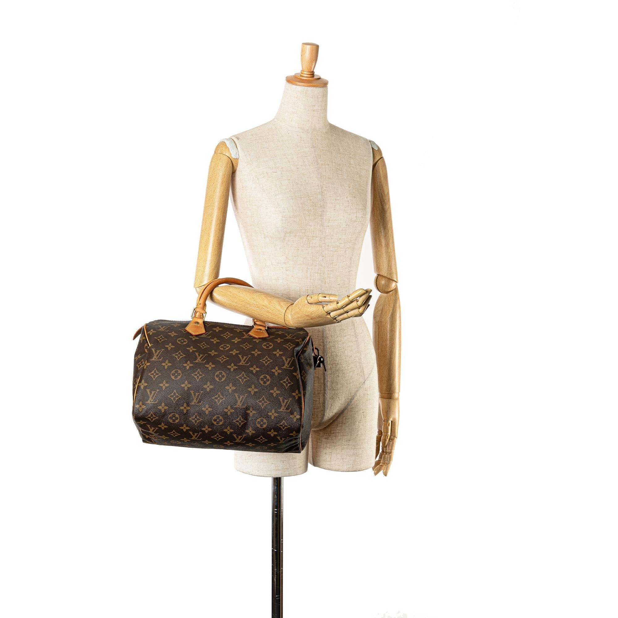 Louis Vuitton Monogram Speedy 30 (SHG-218H7V)