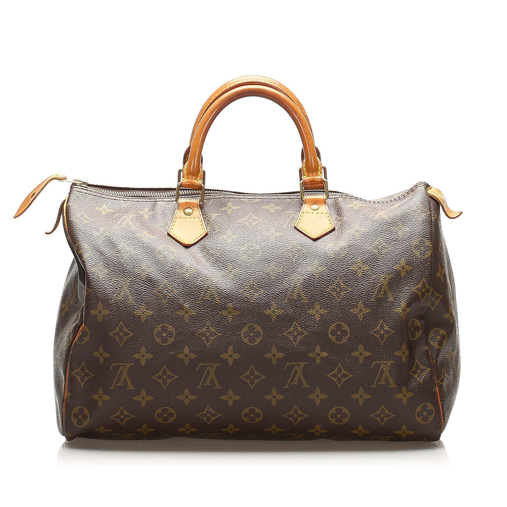 Louis Vuitton Monogram Speedy 35 (SHG-22393)