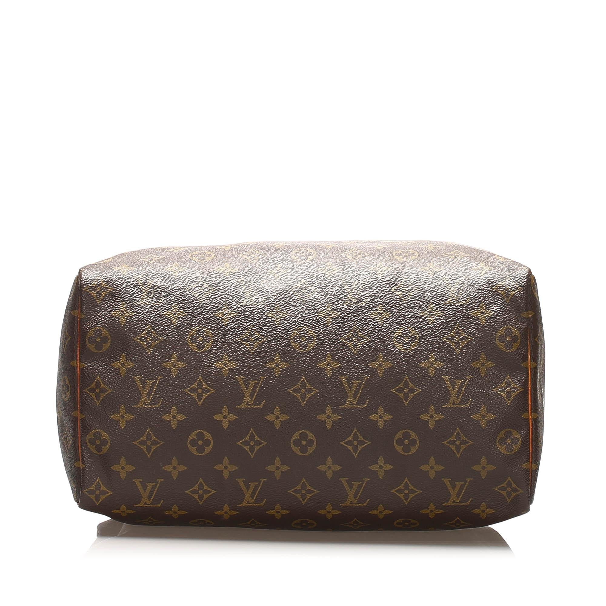 Louis Vuitton Monogram Speedy 35 (SHG-22393)