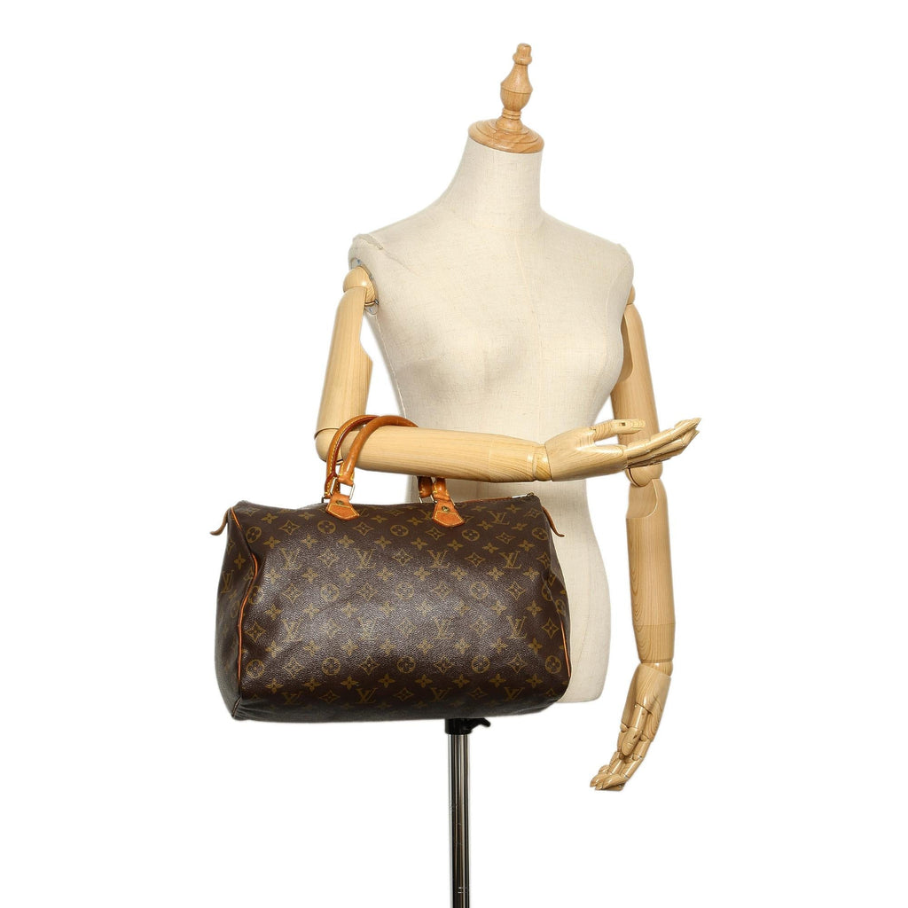 Louis Vuitton Monogram Speedy 35 (SHG-22393)