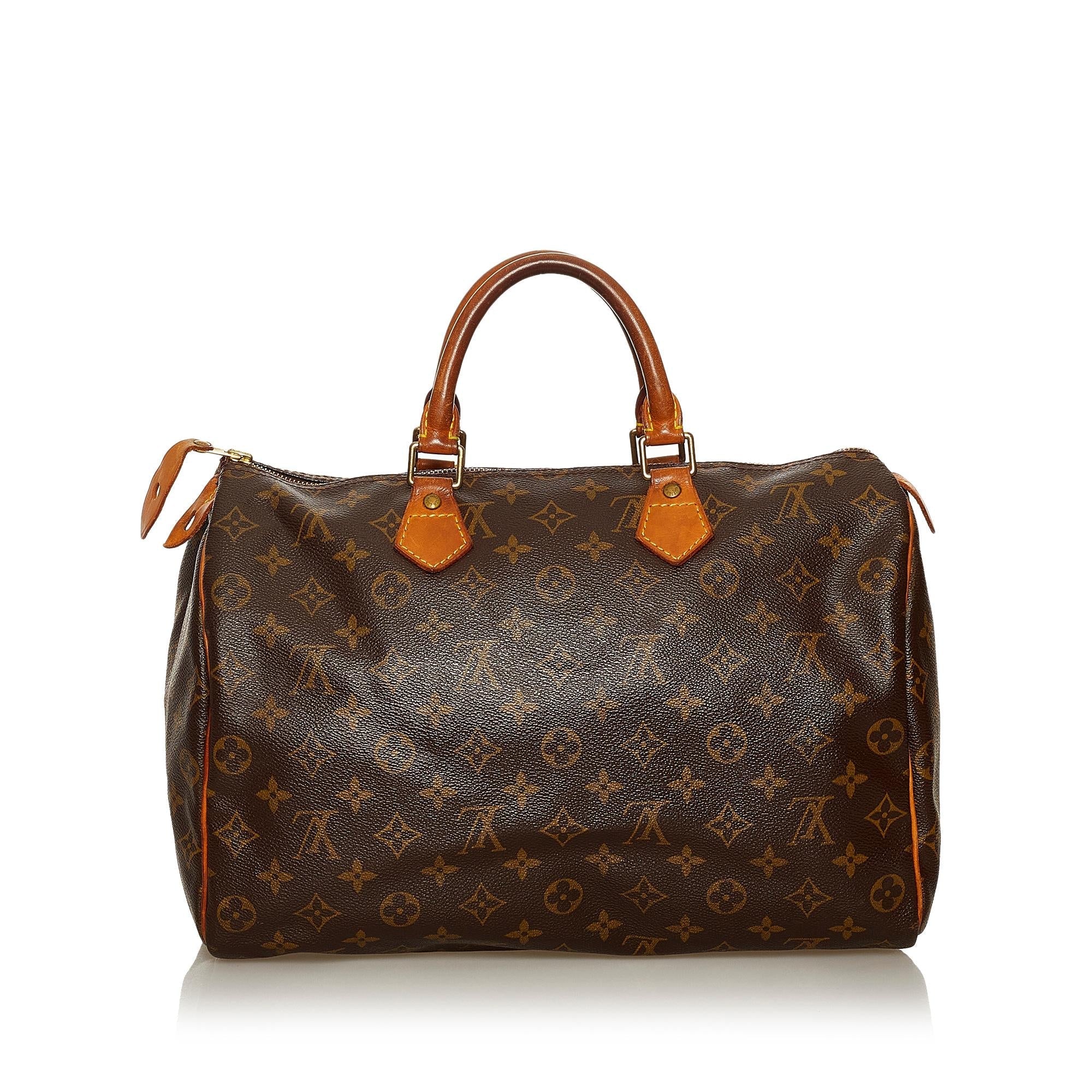 Louis Vuitton Monogram Speedy 35 (SHG-28795)