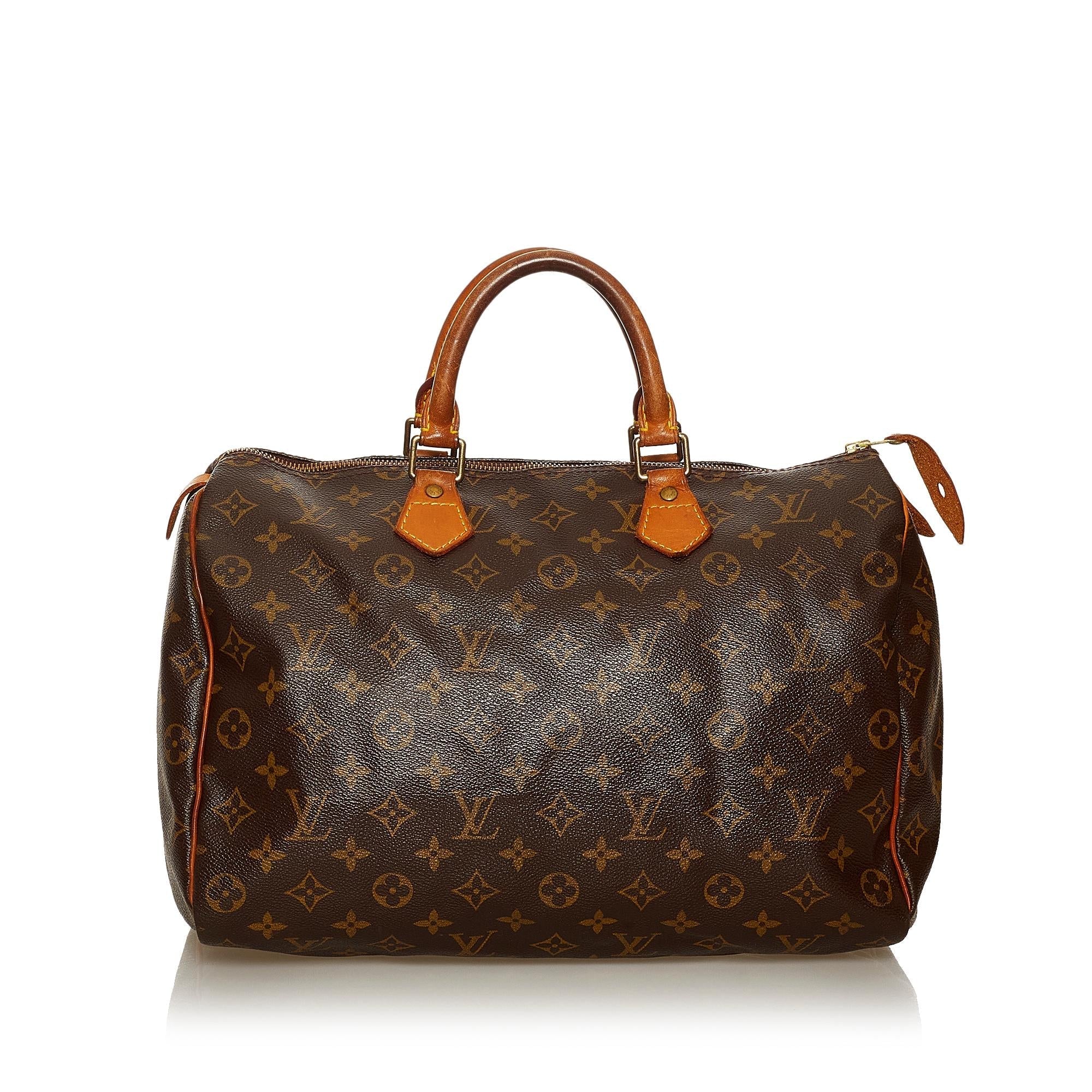 Louis Vuitton Monogram Speedy 35 (SHG-28795)