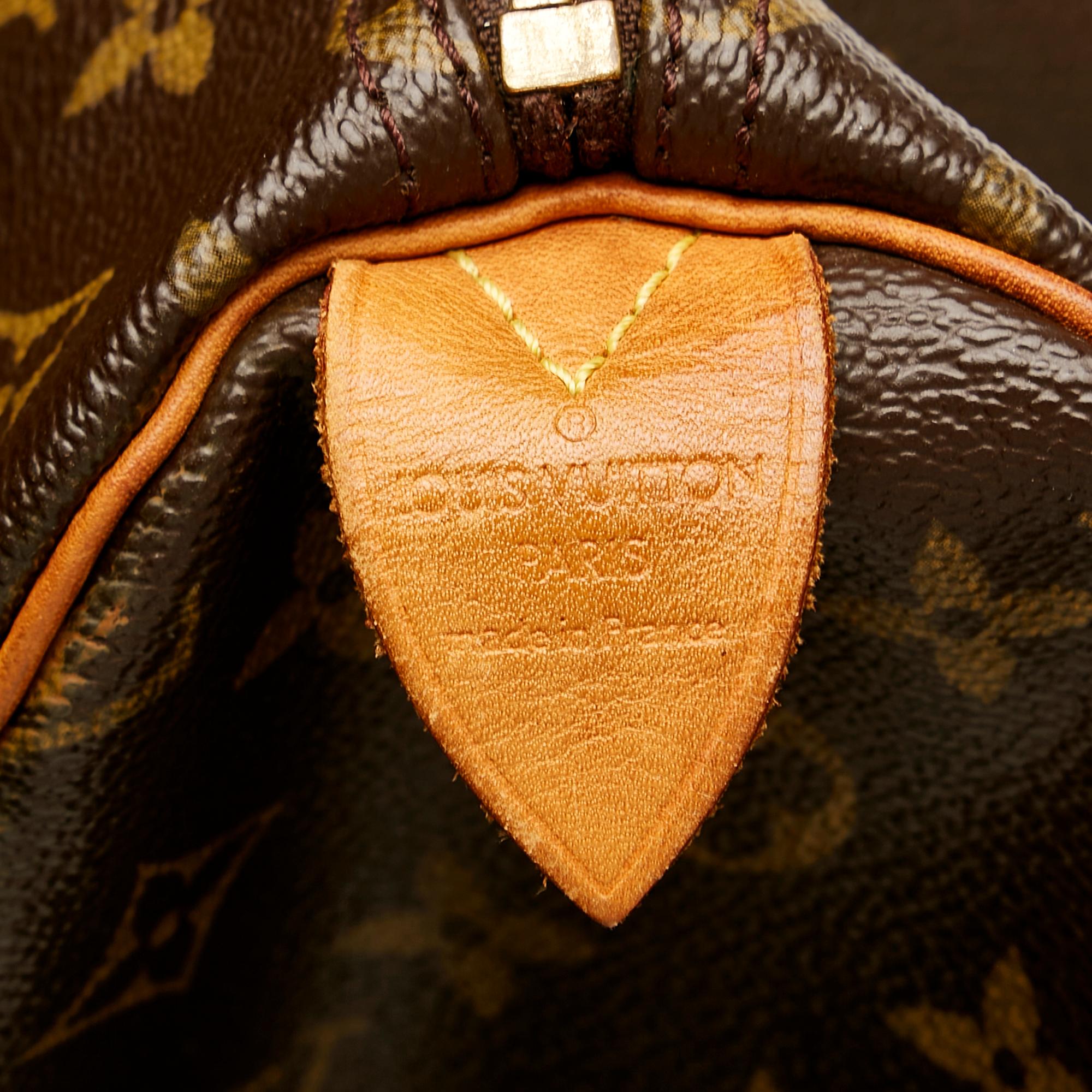 Louis Vuitton Monogram Speedy 35 (SHG-28795)