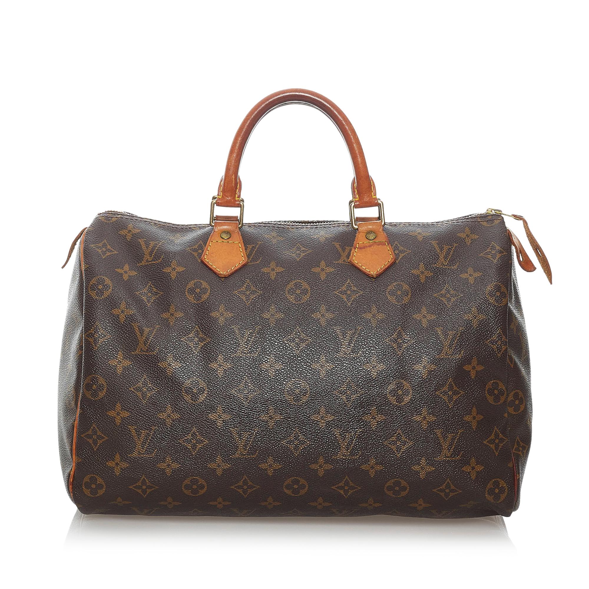 Louis Vuitton Monogram Speedy 35 (SHG-29660)