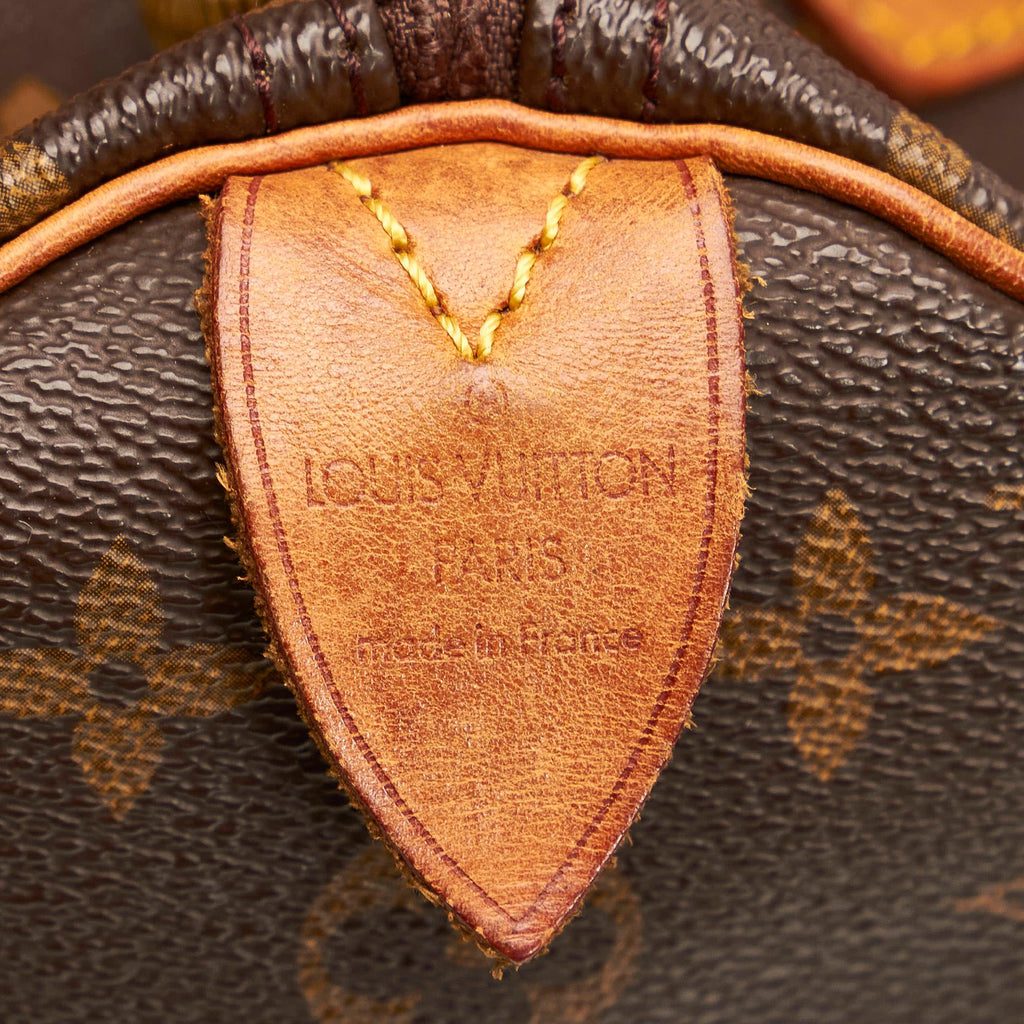 Louis Vuitton Monogram Speedy 35 (SHG-29660)