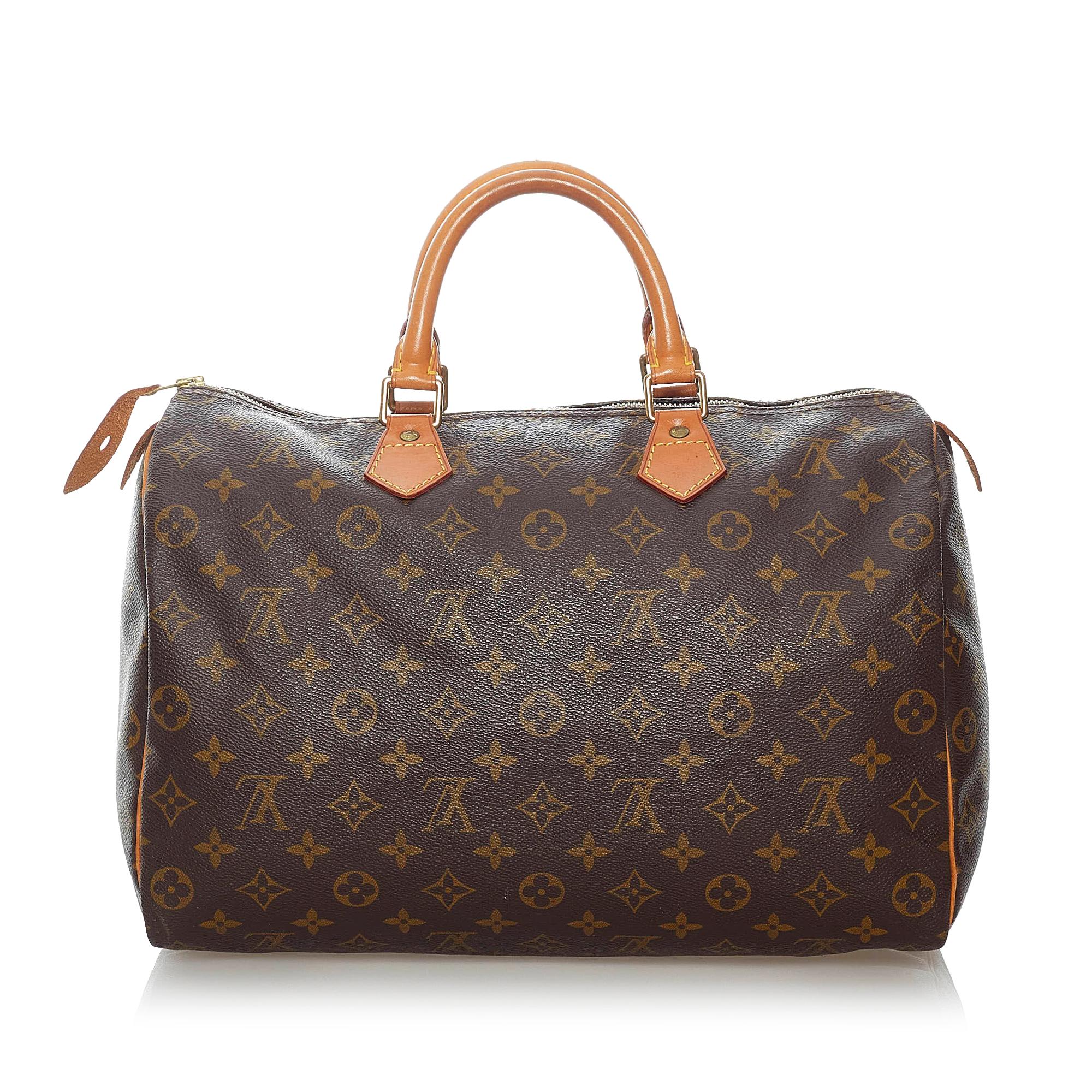 Louis Vuitton Monogram Speedy 35 (SHG-30804)
