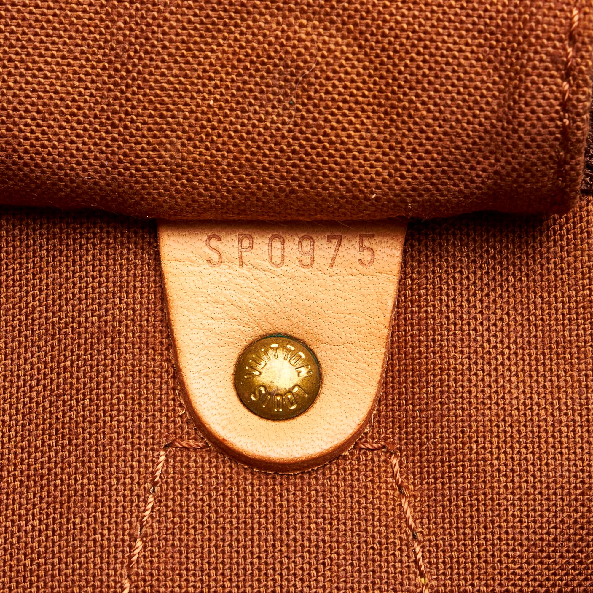 Louis Vuitton Monogram Speedy 35 (SHG-30804)