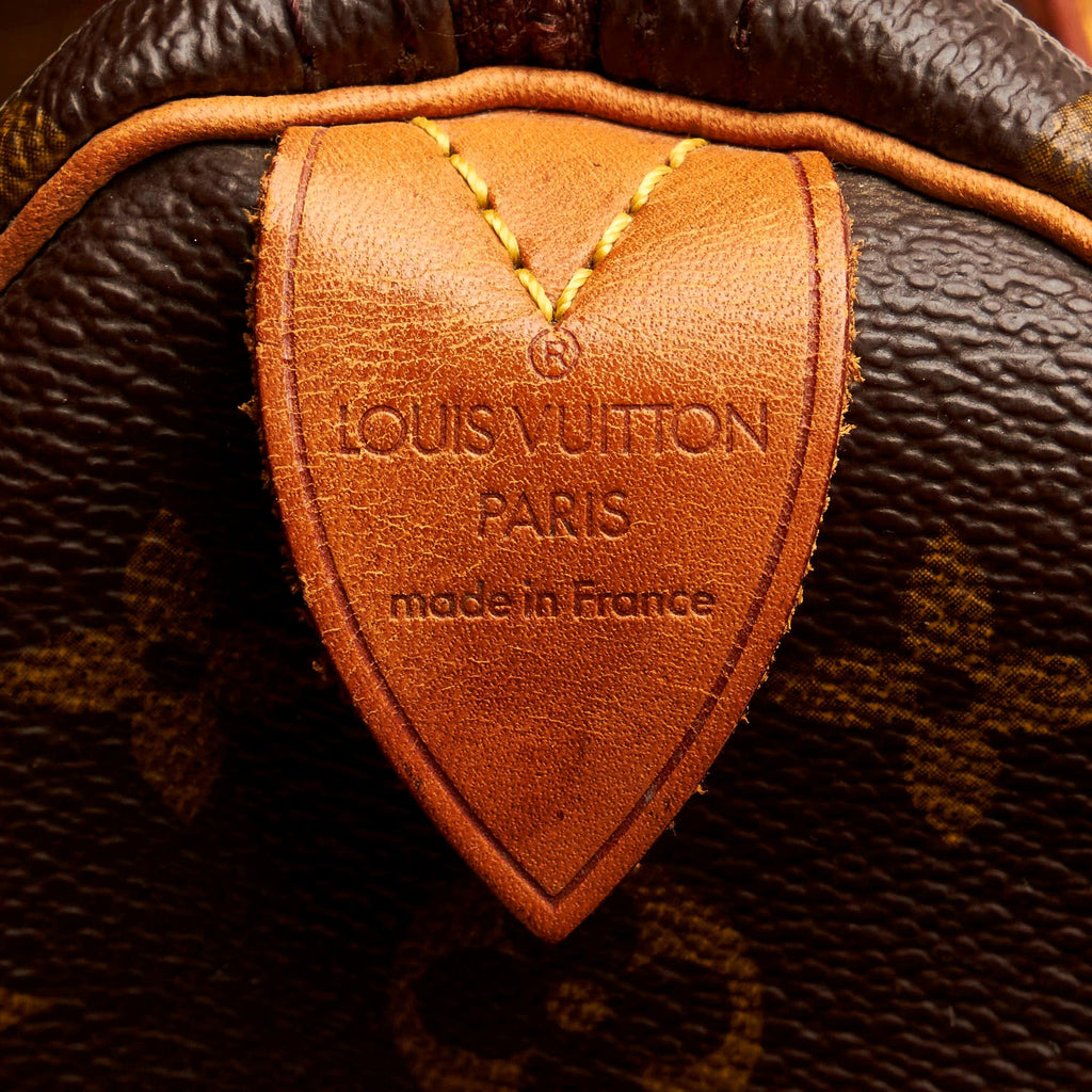 Louis Vuitton Monogram Speedy 35 (SHG-30804)