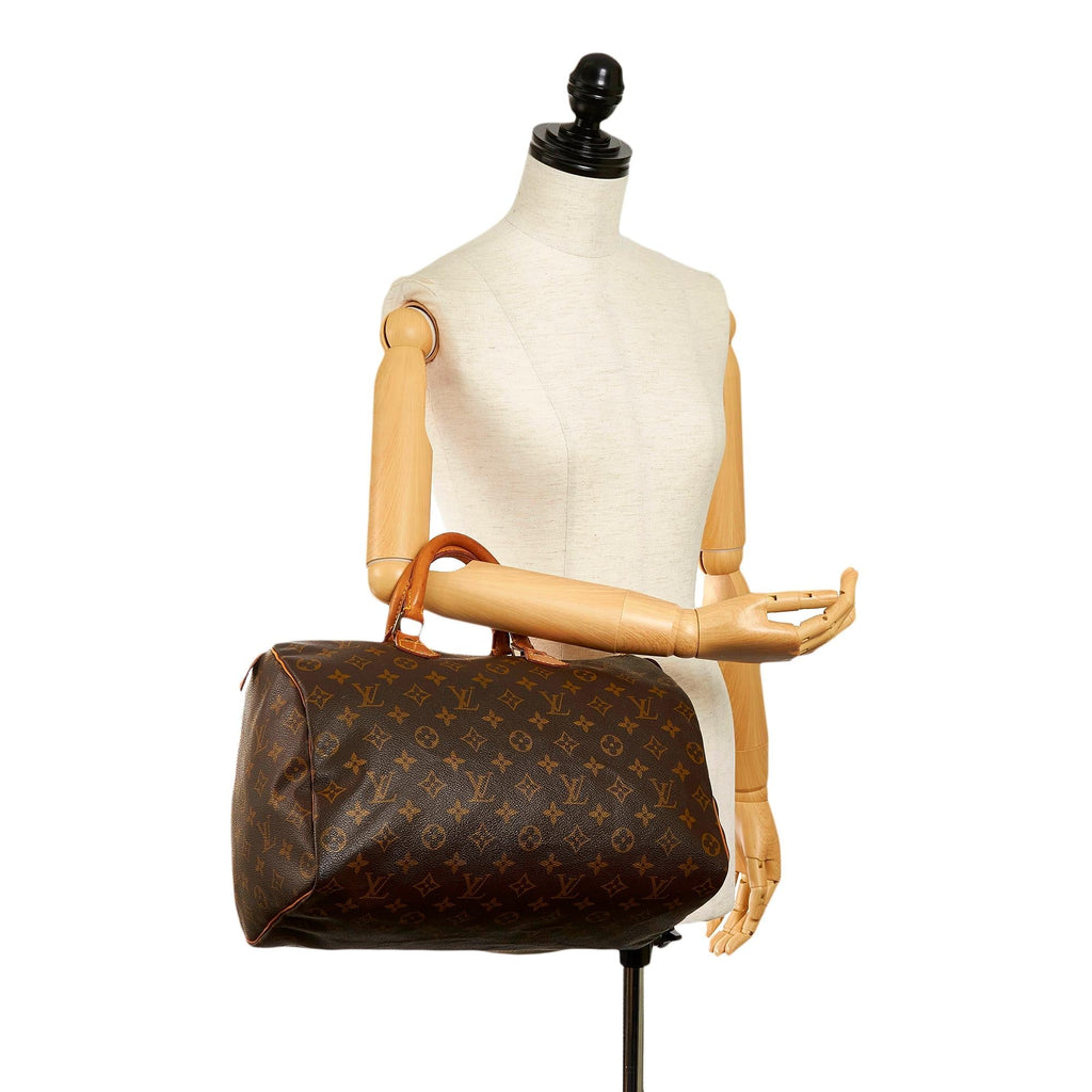 Louis Vuitton Monogram Speedy 35 (SHG-30804)