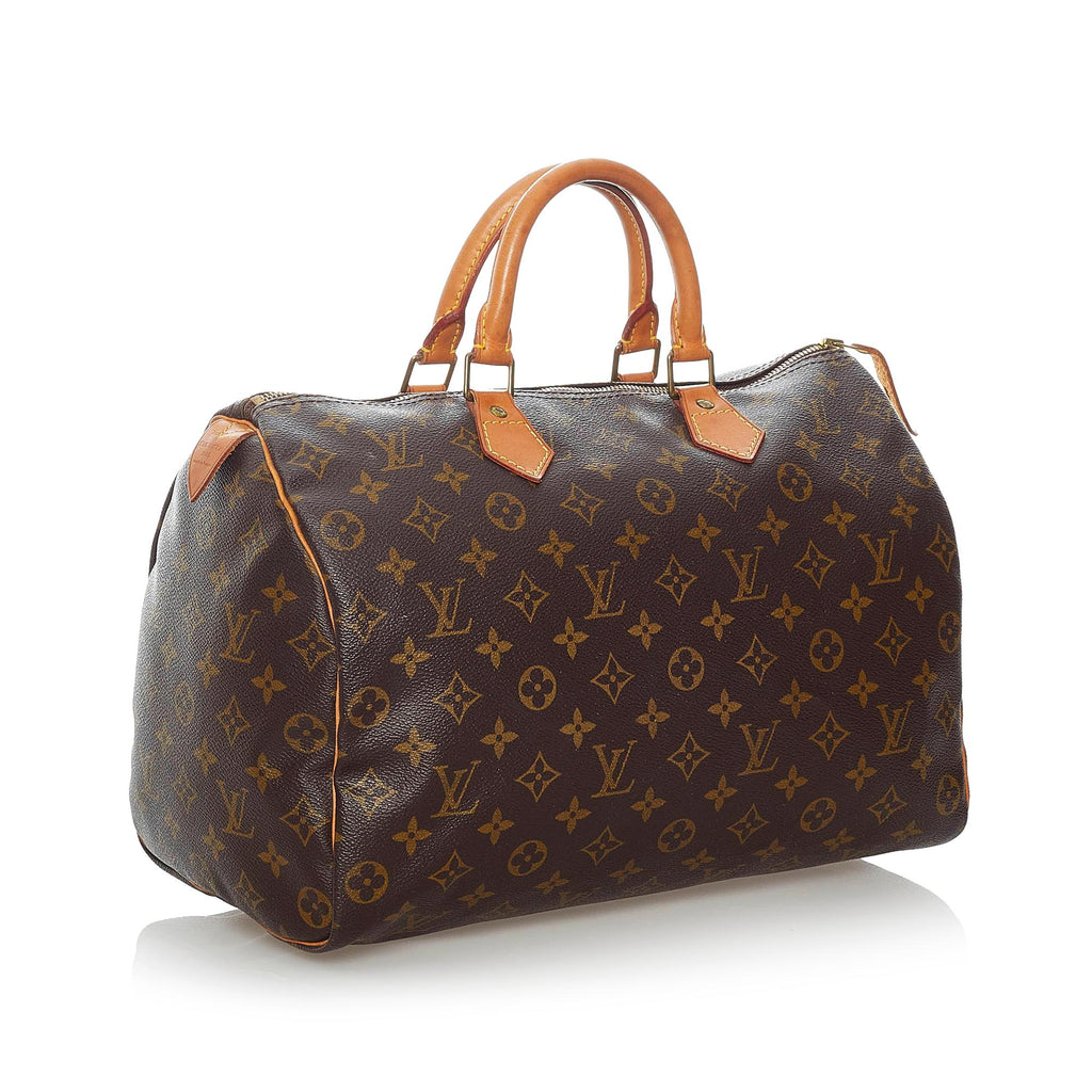Louis Vuitton Monogram Speedy 35 (SHG-30804)
