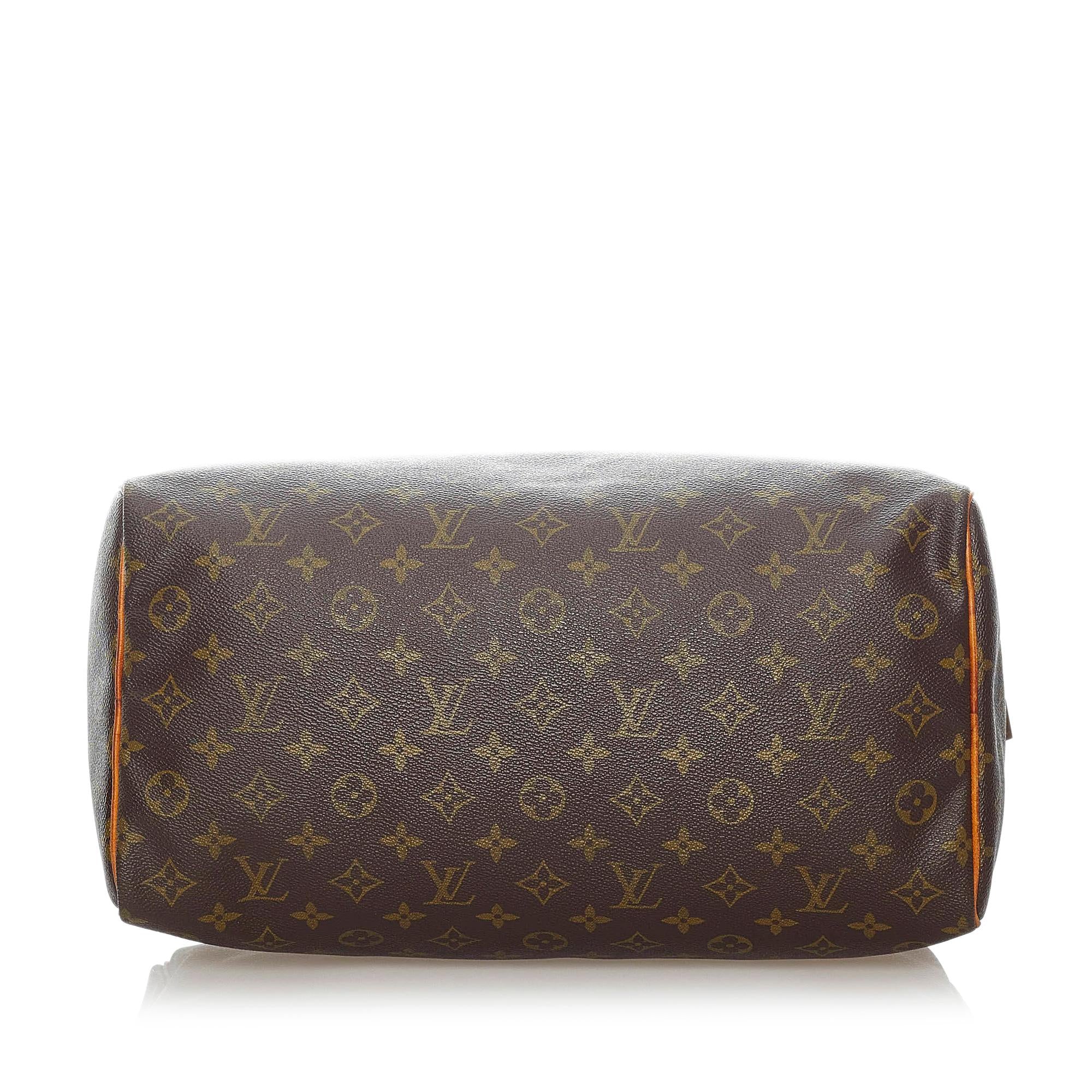 Louis Vuitton Monogram Speedy 35 (SHG-30847)