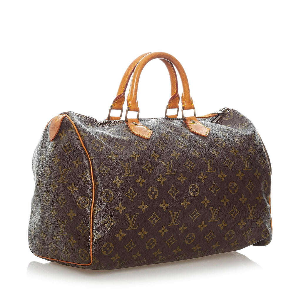 Louis Vuitton Monogram Speedy 35 (SHG-30847)
