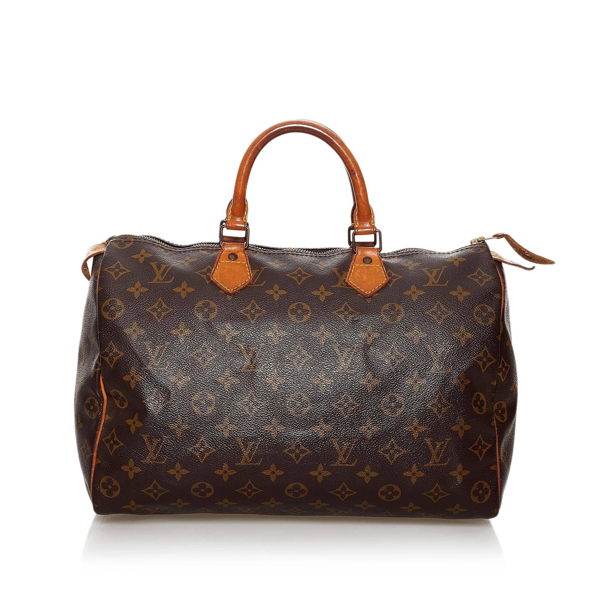 Louis Vuitton Monogram Speedy 35 (SHG-30986)