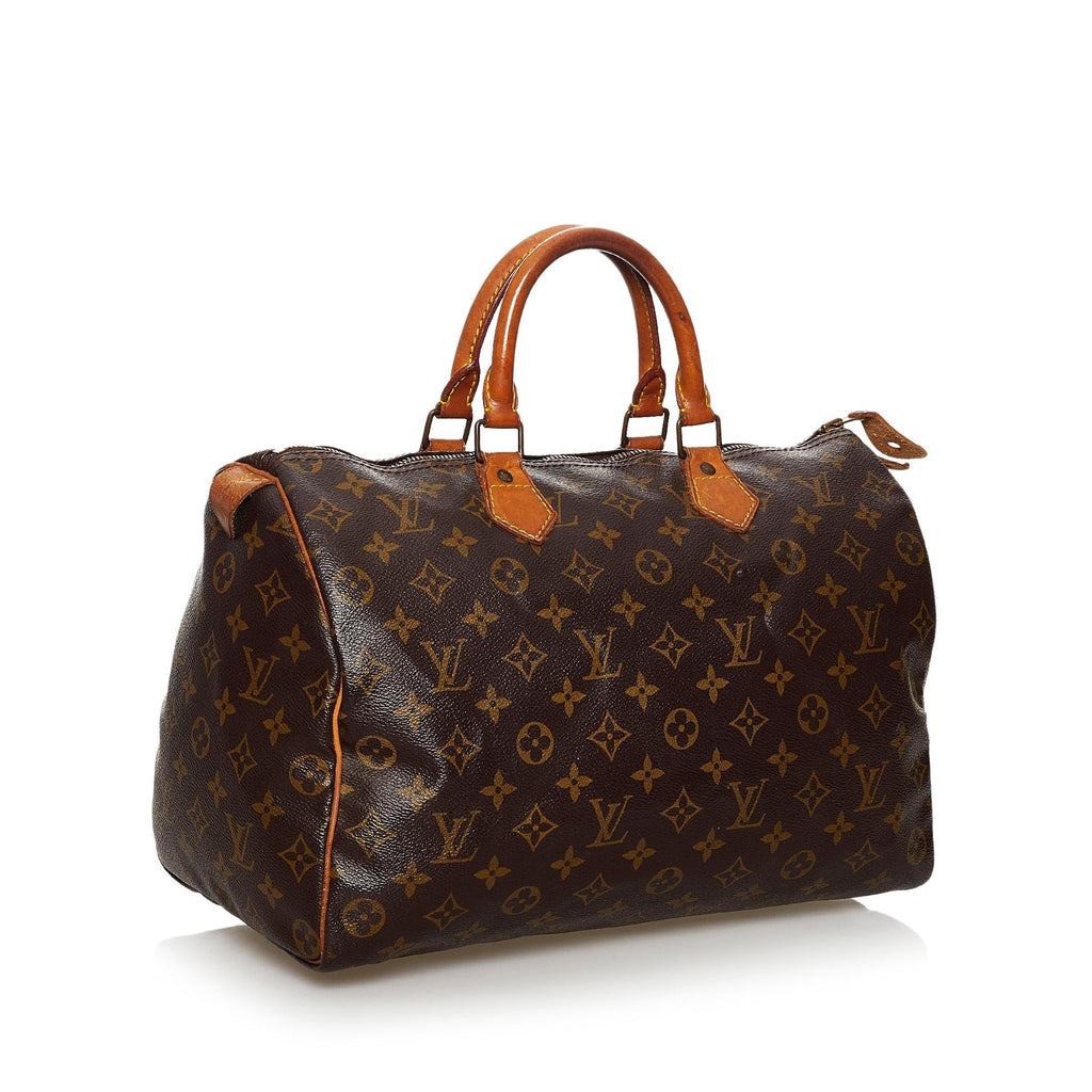 Louis Vuitton Monogram Speedy 35 (SHG-30986)