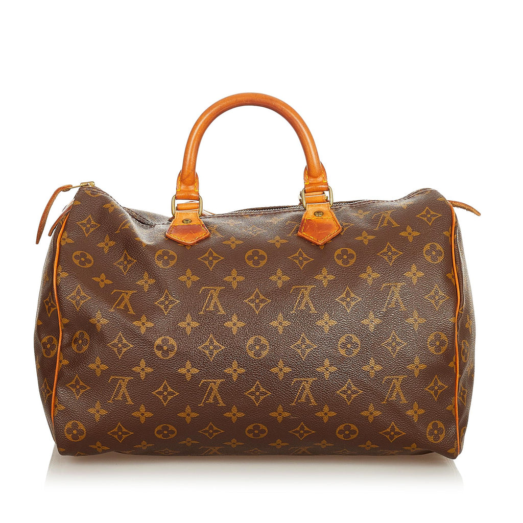 Louis Vuitton Monogram Speedy 35 (SHG-32561)