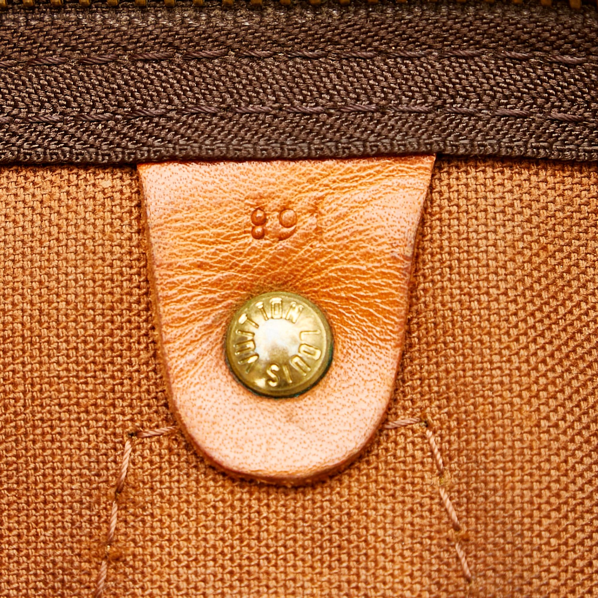 Louis Vuitton Monogram Speedy 35 (SHG-32561)