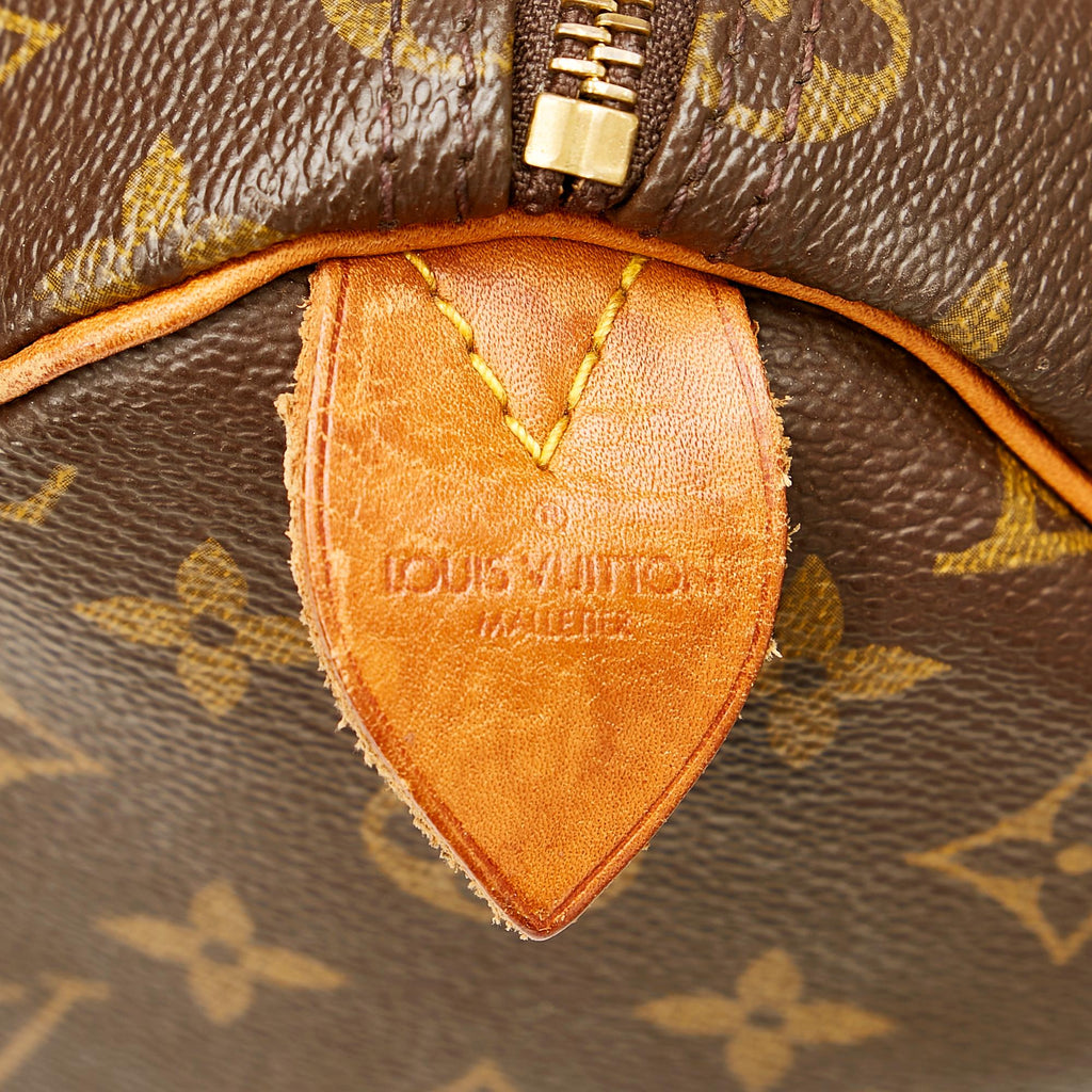Louis Vuitton Monogram Speedy 35 (SHG-32561)