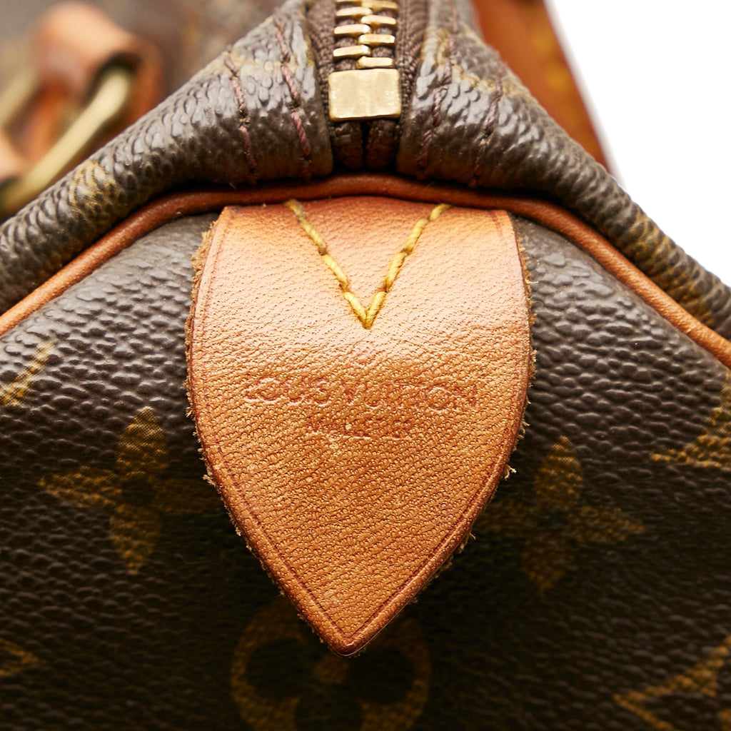 Louis Vuitton Monogram Speedy 35 (SHG-34053)