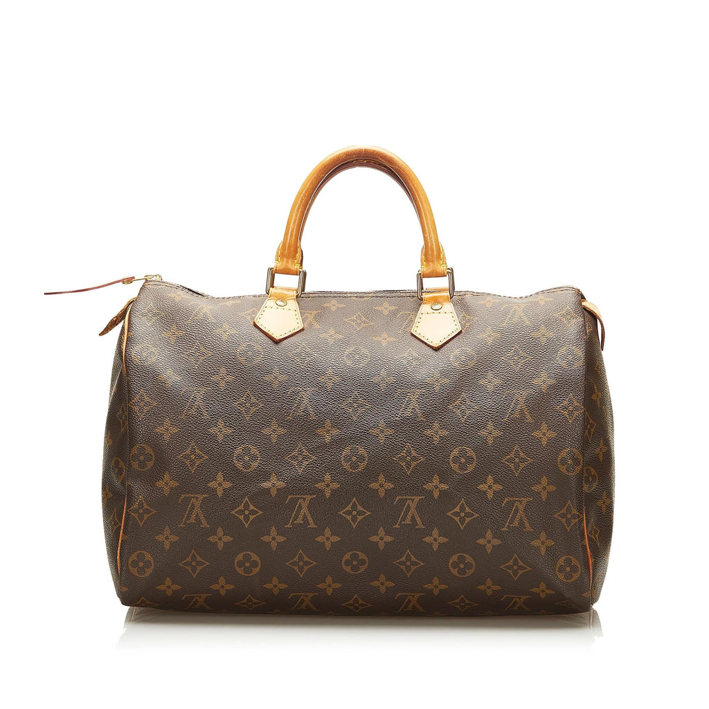 Louis Vuitton Monogram Speedy 35 (SHG-35143)