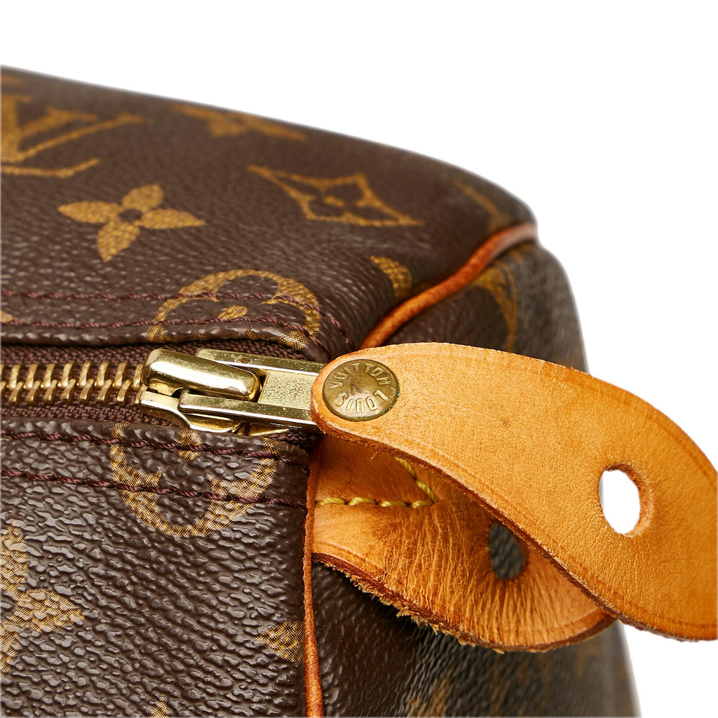 Louis Vuitton Monogram Speedy 35 (SHG-35203)