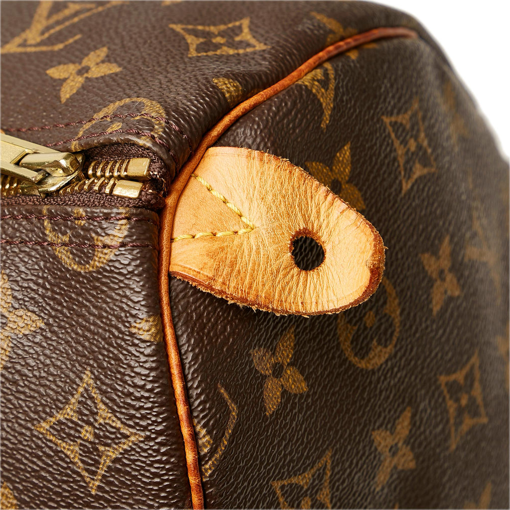 Louis Vuitton Monogram Speedy 35 (SHG-35203)