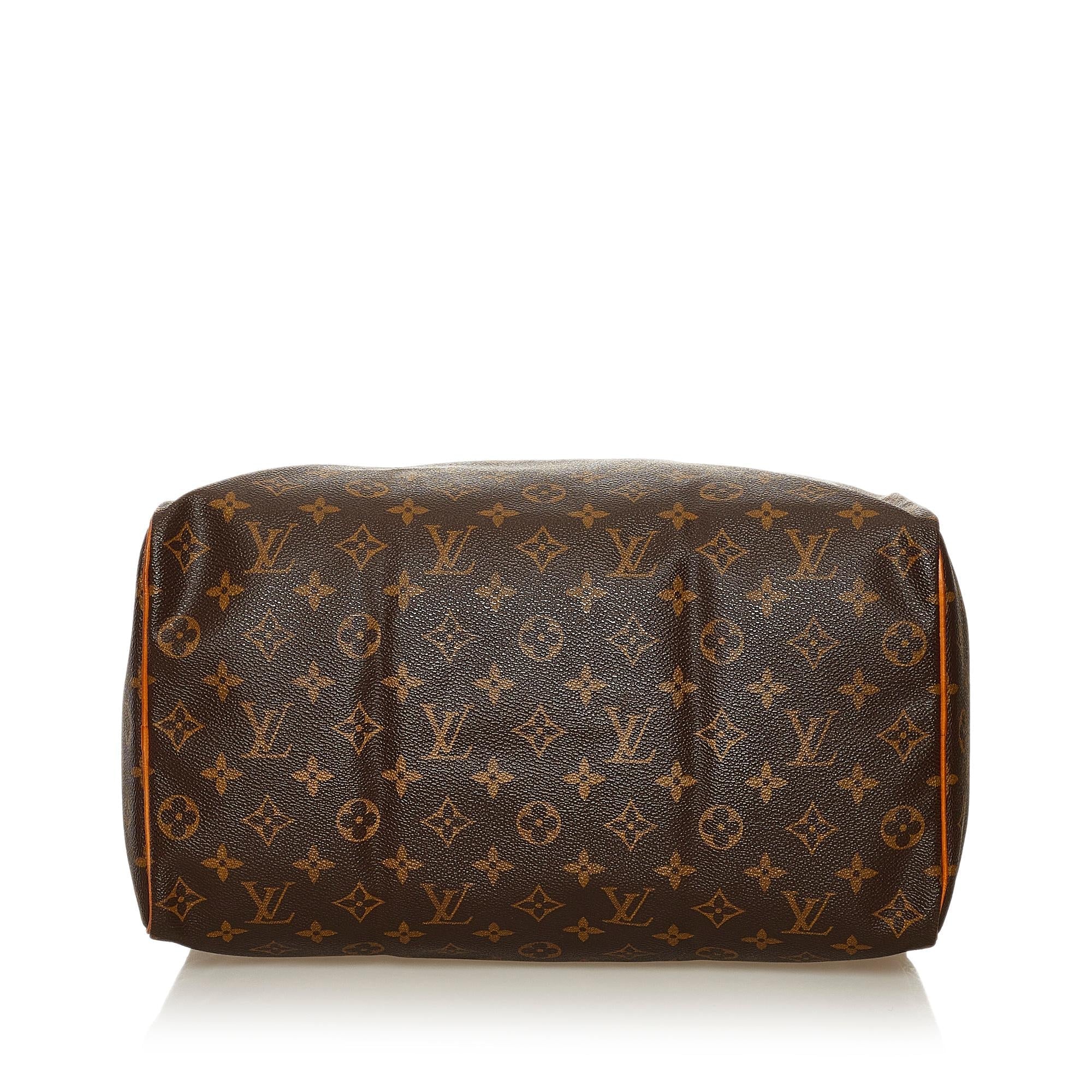 Louis Vuitton Monogram Speedy 35 (SHG-35338)
