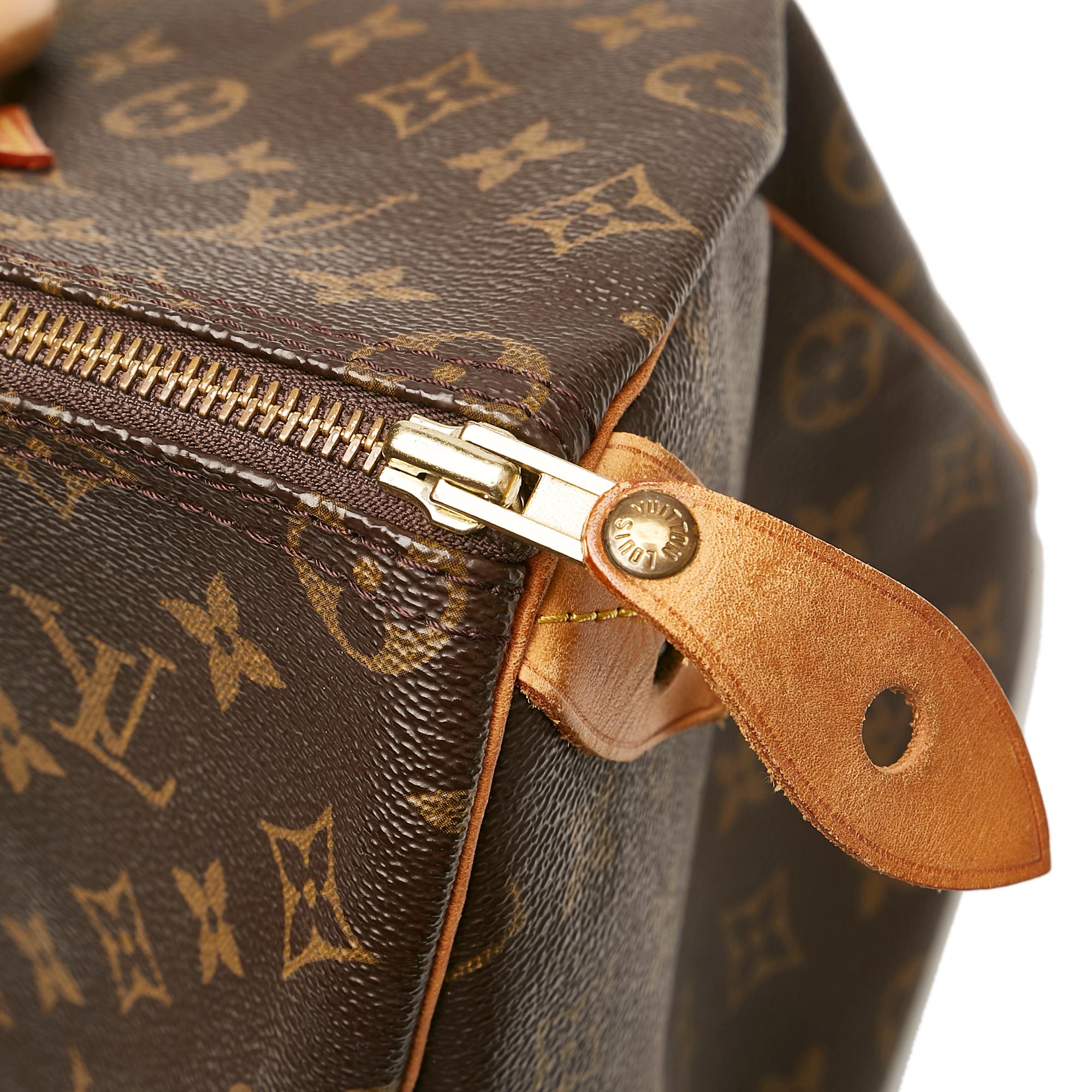 Louis Vuitton Monogram Speedy 35 (SHG-35552)