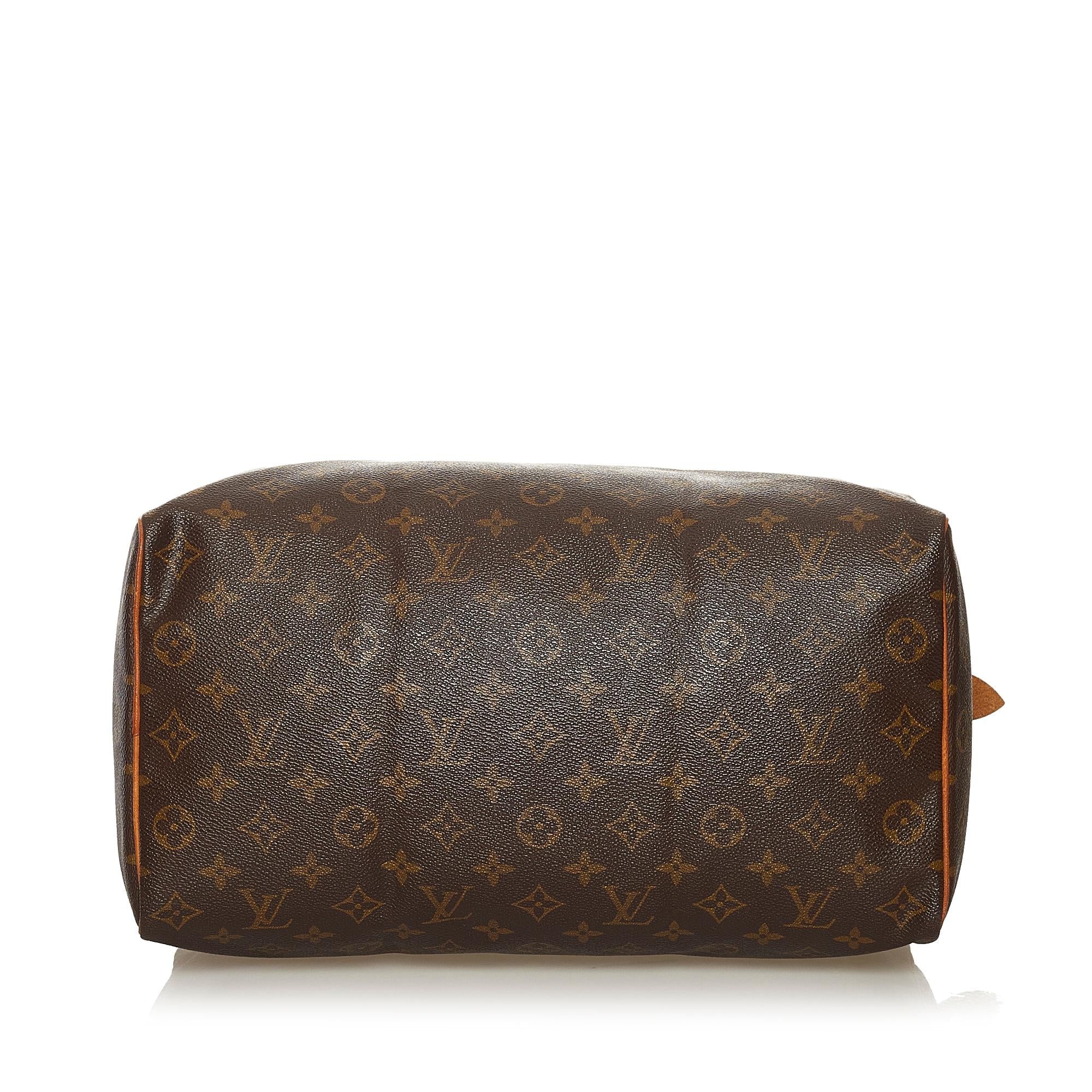 Louis Vuitton Monogram Speedy 35 (SHG-36749)
