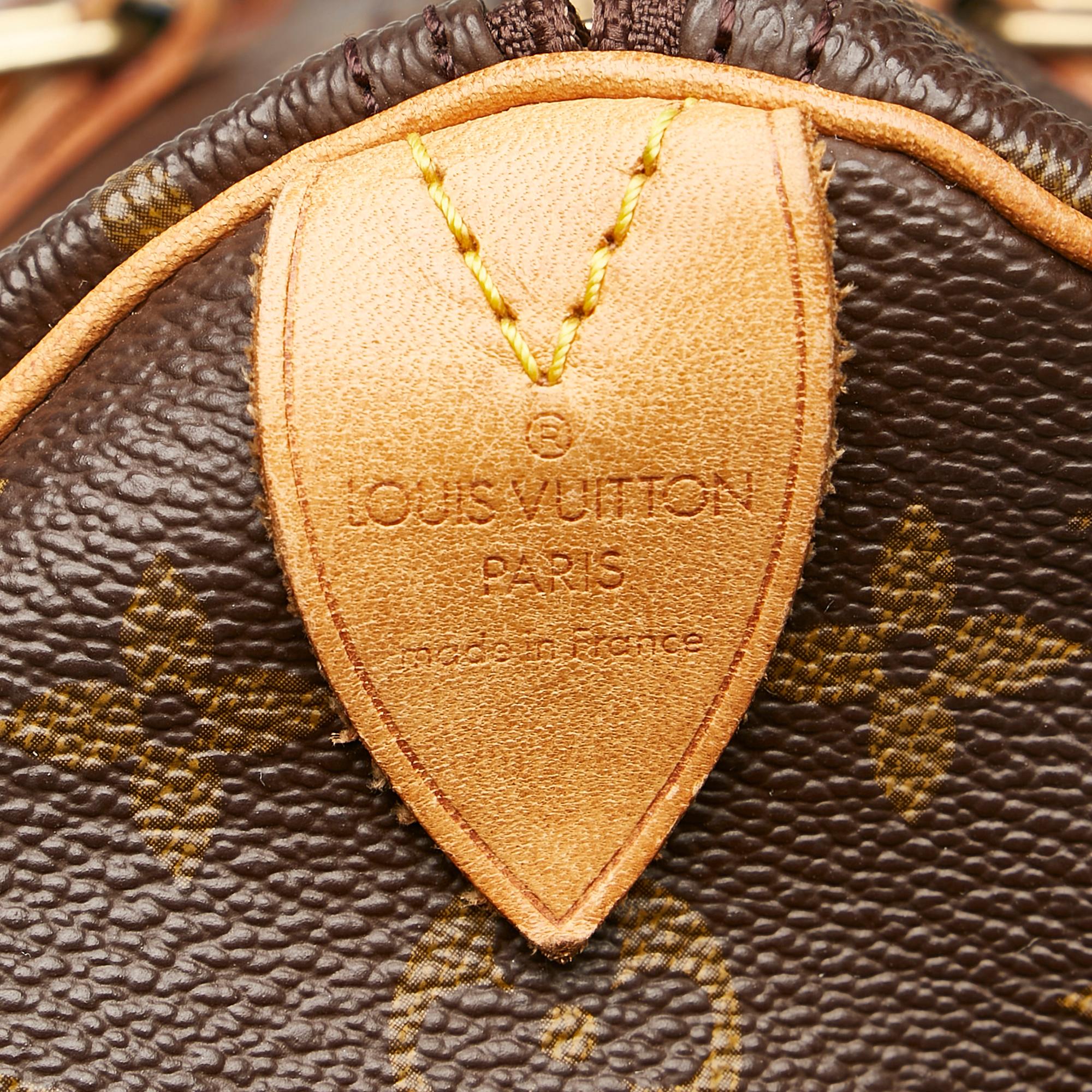 Louis Vuitton Monogram Speedy 35 (SHG-36749)
