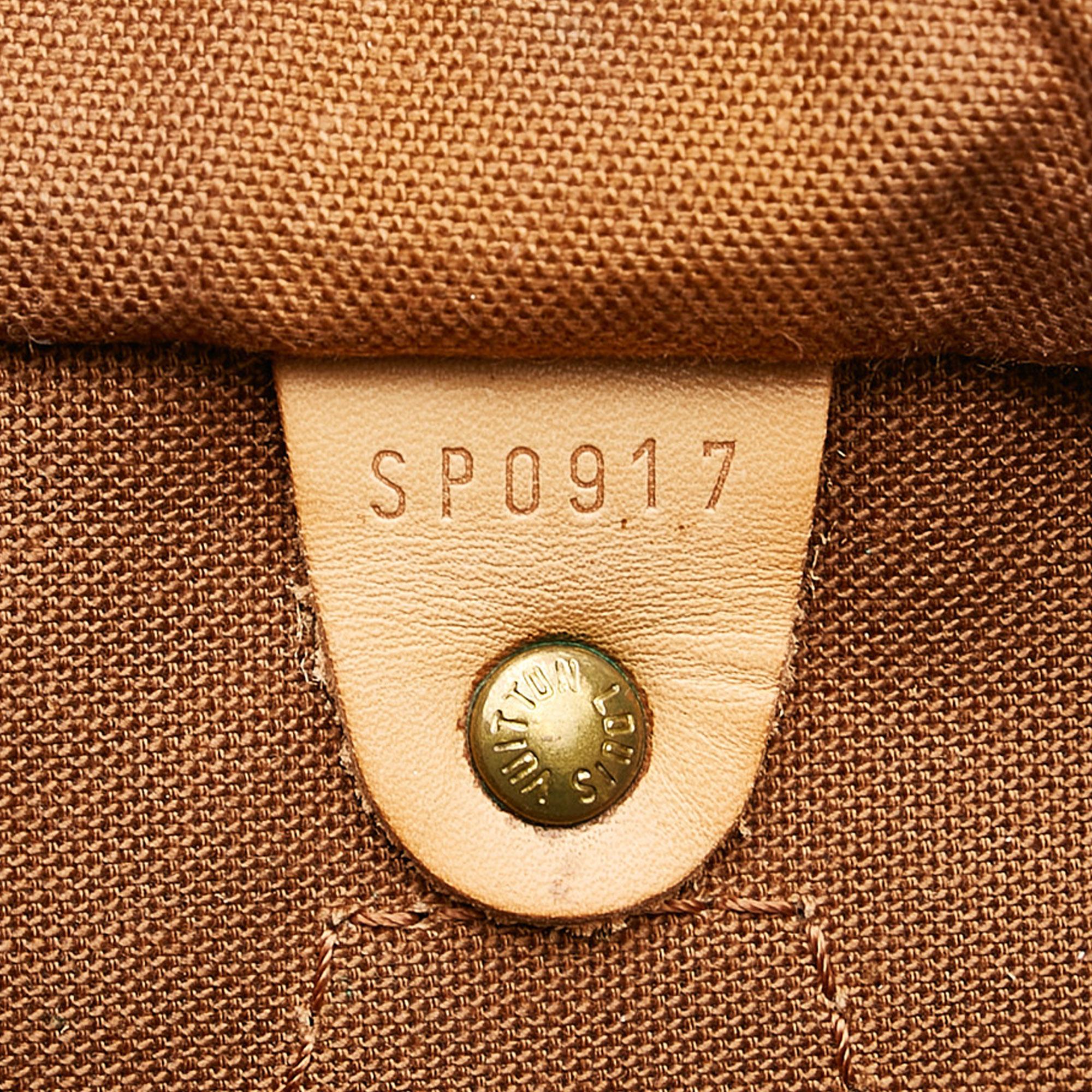 Louis Vuitton Monogram Speedy 35 (SHG-36868)