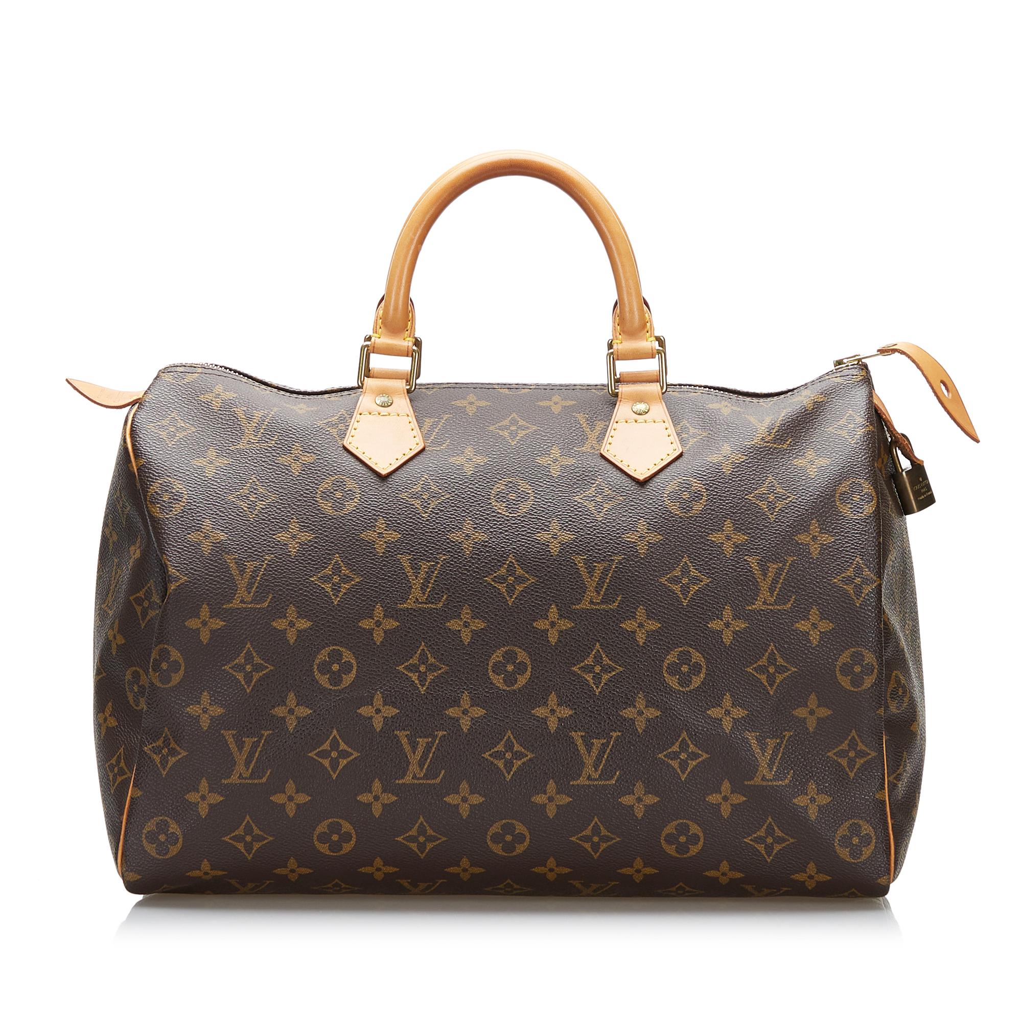 Louis Vuitton Monogram Speedy 35 (SHG-36881)