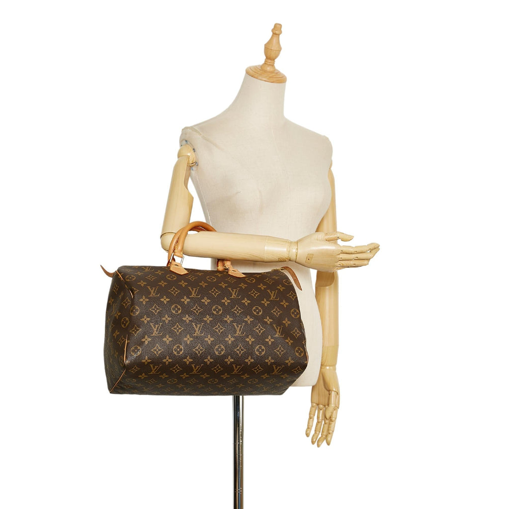 Louis Vuitton Monogram Speedy 35 (SHG-36881)