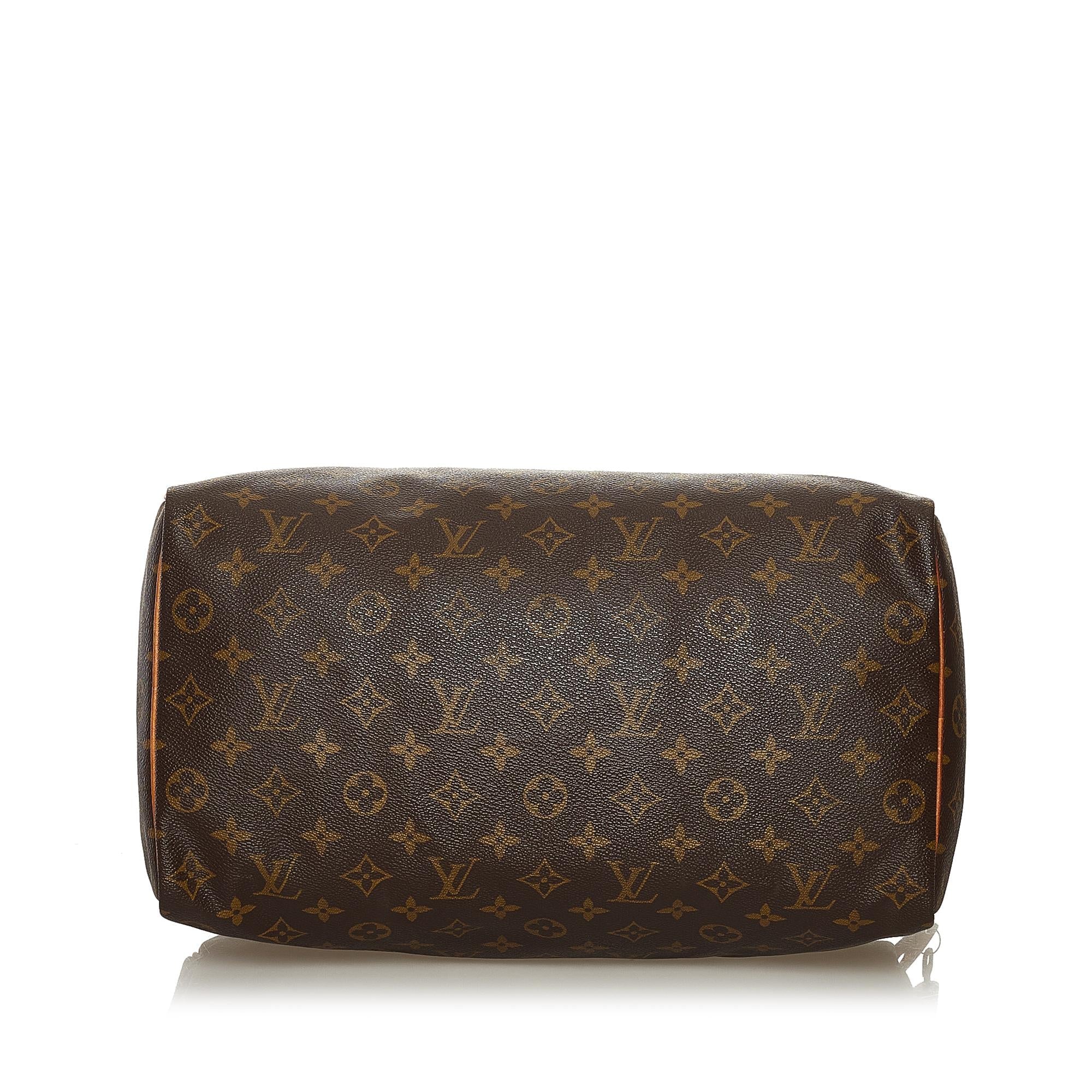 Louis Vuitton Monogram Speedy 35 (SHG-37262)