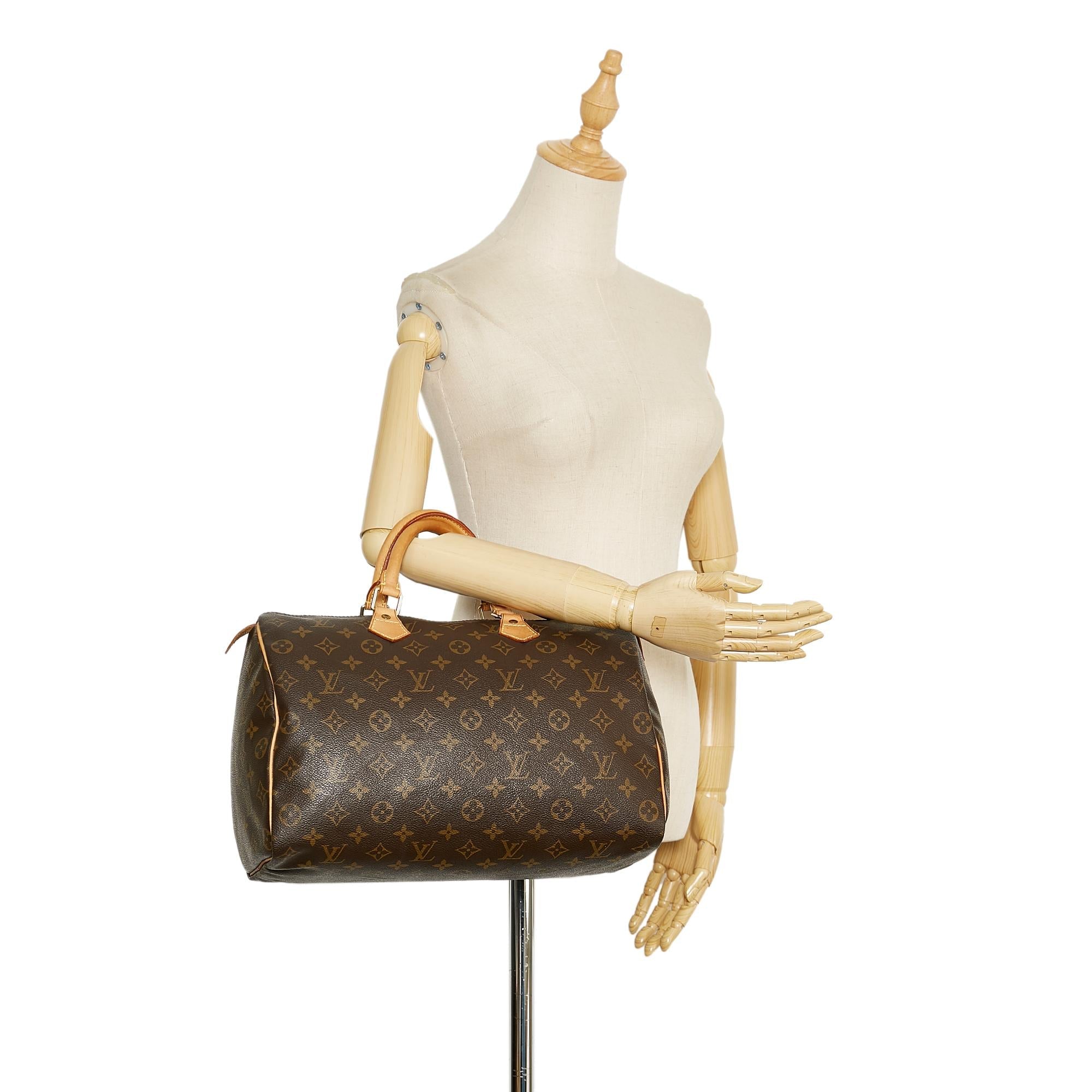 Louis Vuitton Monogram Speedy 35 (SHG-djNKTt)