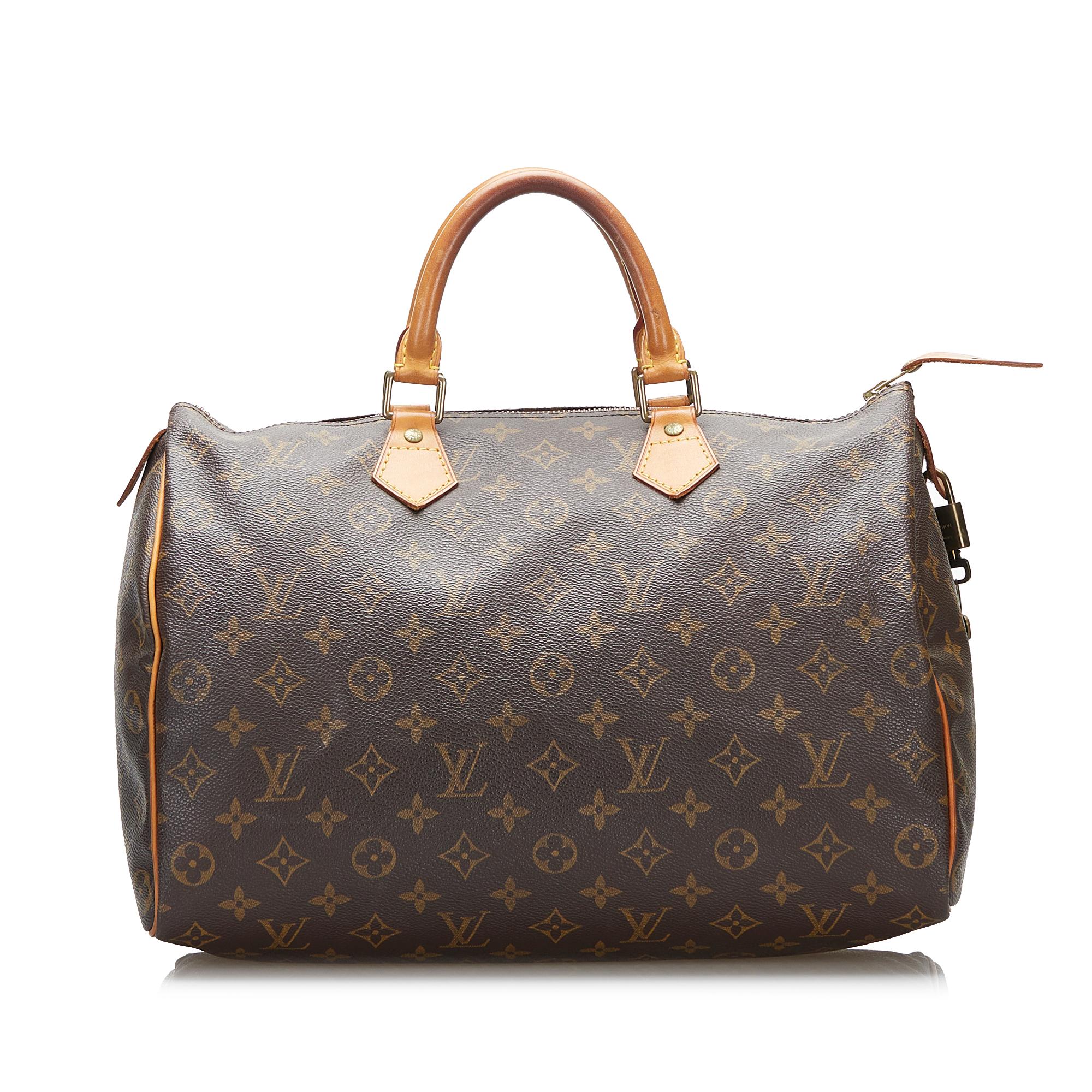 Louis Vuitton Monogram Speedy 35 (SHG-XMYde0)