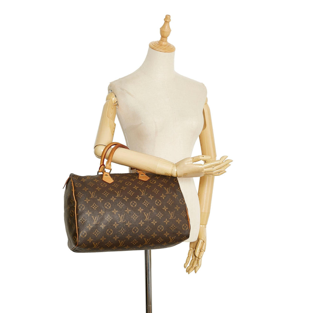 Louis Vuitton Monogram Speedy 35 (SHG-XMYde0)