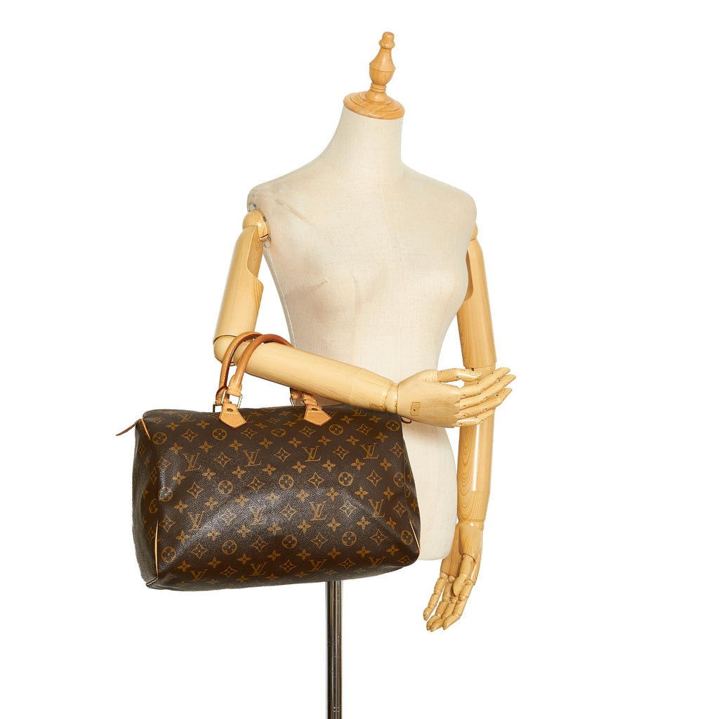 Louis Vuitton Monogram Speedy 35 (SHG-IdNCbW)