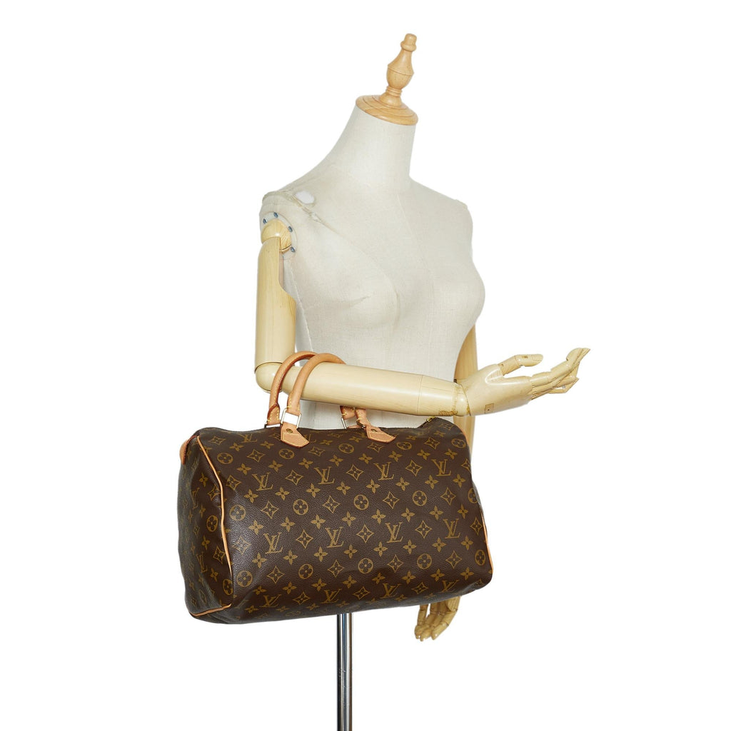 Louis Vuitton Monogram Speedy 35 (SHG-kTtGIW)