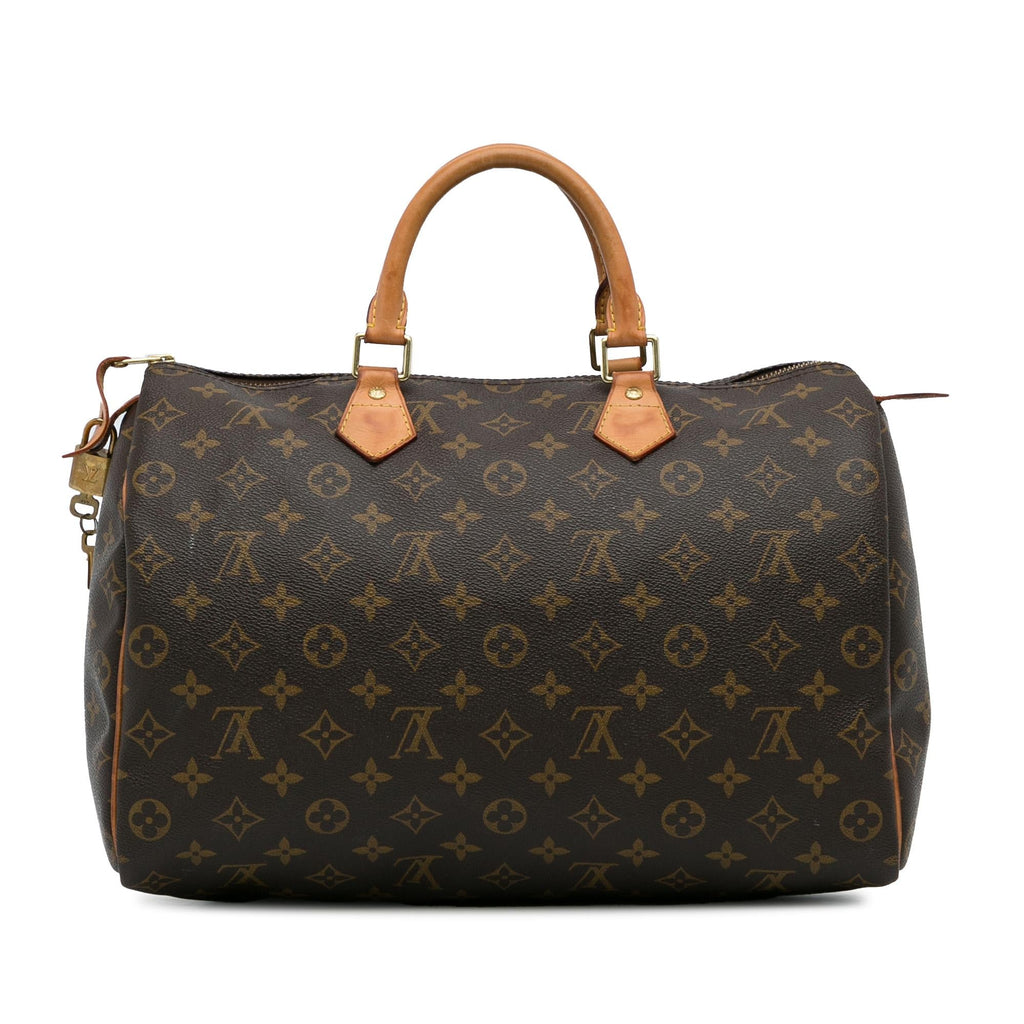 Louis Vuitton Monogram Speedy 35 (SHG-7bC4dF)