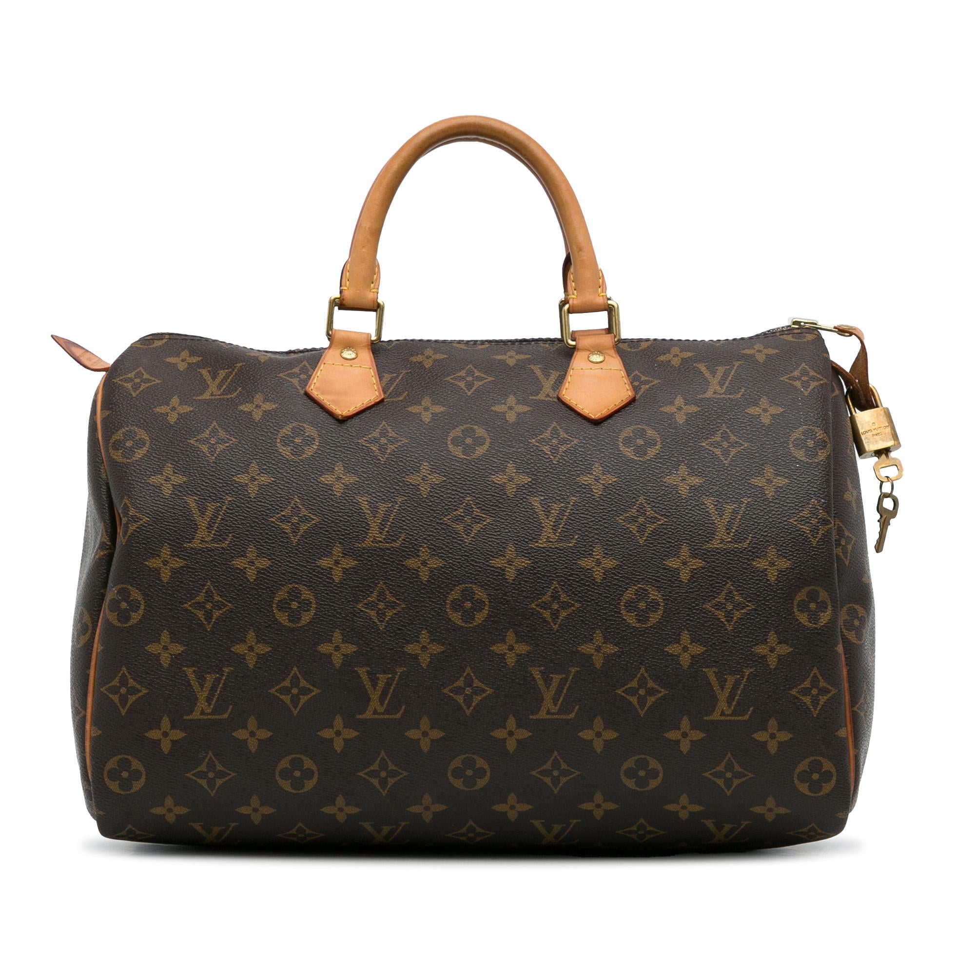 Louis Vuitton Monogram Speedy 35 (SHG-7bC4dF)